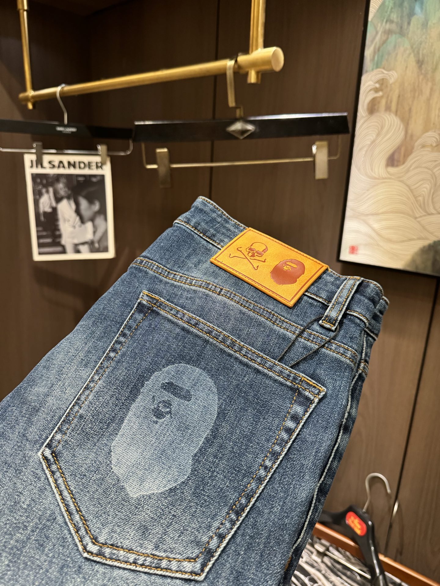 Luxury Cowboy Fabric: Flexible, High Quality, Unique Water-Washing Process.