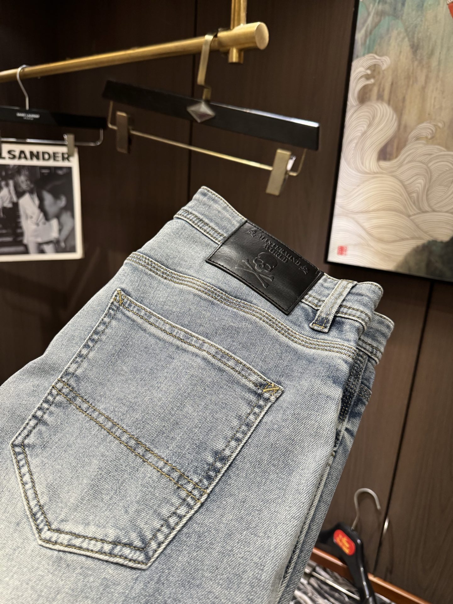MMJ White Embroidered Jeans: Summer Luxury Fashion with Light Colors and High Quality Fabric