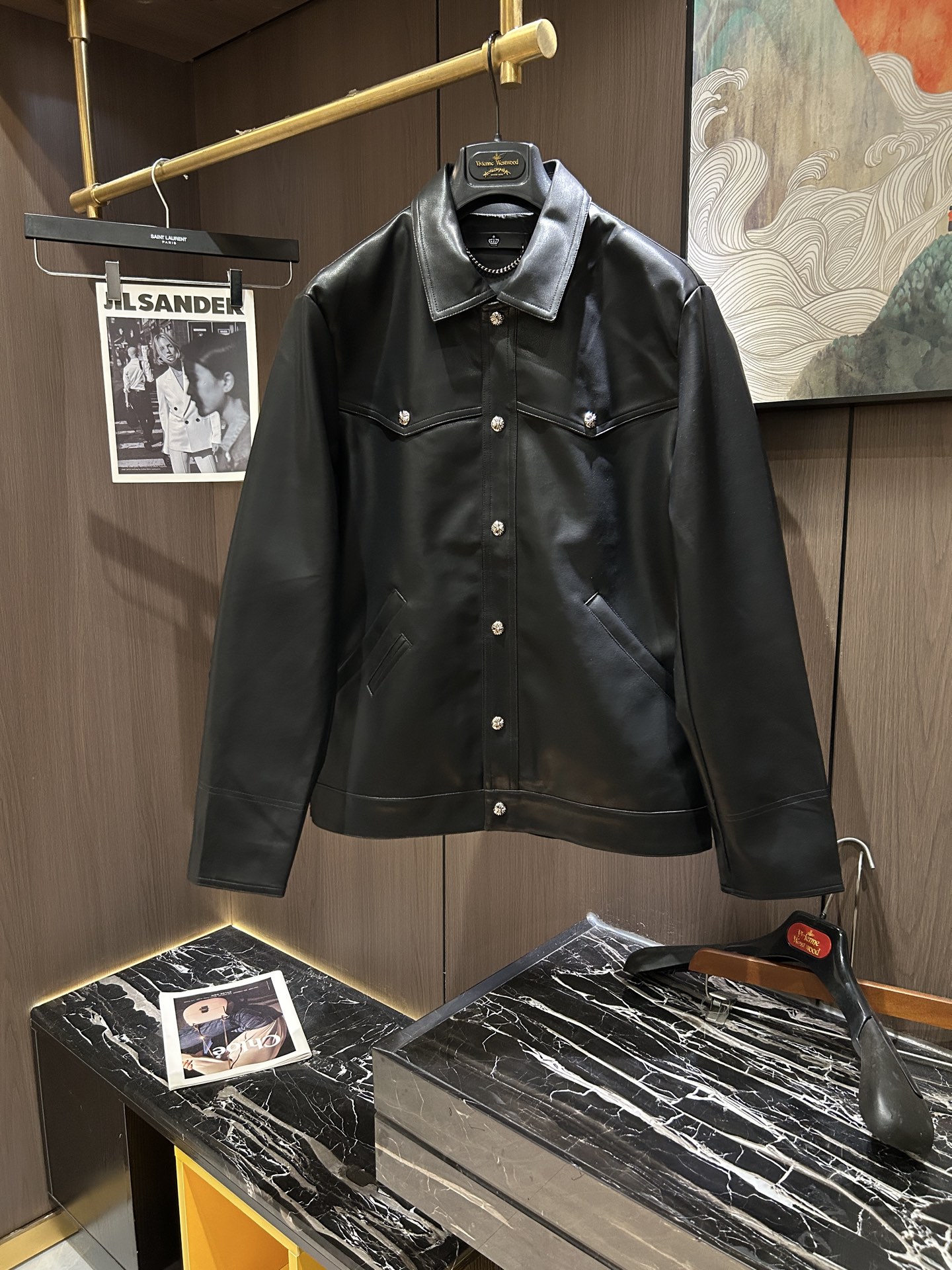 NO:134128,CHR25S business casual lapel leather jacket jacket, classic lapel jacket leather jacket provides gentlemen with a full range of products that return to nature, capable and not dull, and is also a fashion element. This is a rare elegant, simple, comfortable and personalized leather jacket!  Code number M-3XL,,jackets & coats,jackets & coats,leather jacket,alexander wang19860909CHR25S商务休闲翻领皮衣夹克外套,经典款翻领夹克皮衣 为绅士们提供匠心独具的全系列产品,返璞归真的感觉,干练不呆板,又是一种时尚元素,这是一款不可多得的优雅、简洁、舒适、个性化皮衣！码数M-3XL,,jackets & coats,jackets & coats,leather jacket,alexander wang,Men's clothing