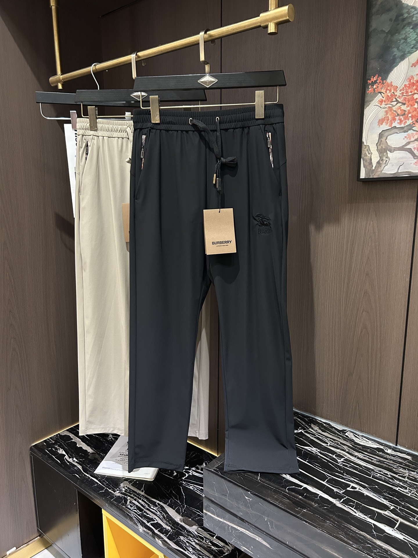 NO:139617,BUR2025 Spring and Summer Latest Series Men's Casual Pants Size L-4XL, Burberry, Alexander Wang19860909BUR2025春夏最新系列男士休闲裤 码数L-4XL,,burberry,alexander wang,Men's clothing