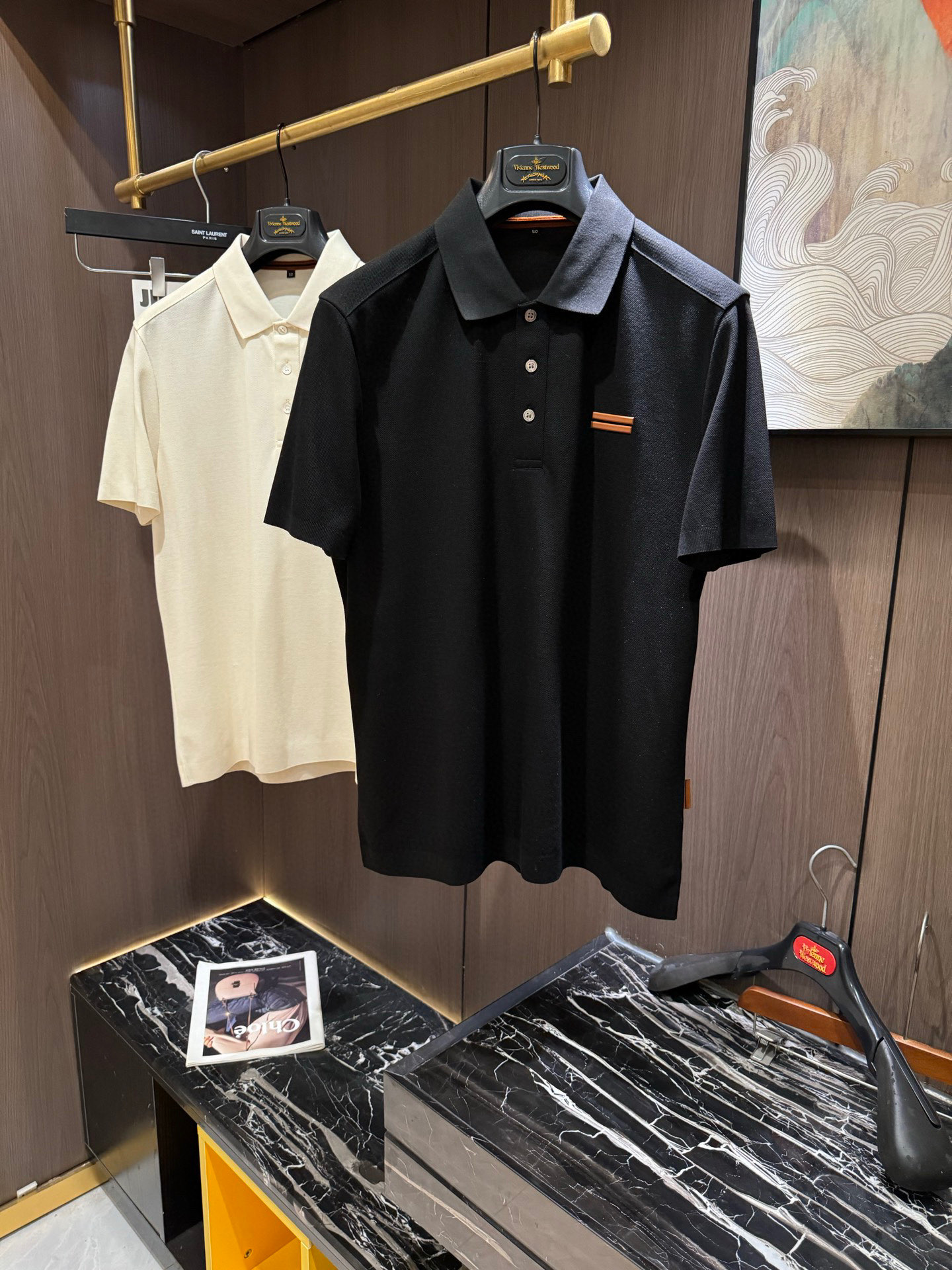 NO:160818,ZZ25S Spring and Summer Men's POLO Iconic LOGO logo on the chest. Overall, it is very light business and casual!  !  Customer-supplied bead flooring cotton, the upper body is light, comfortable and smooth, and it is definitely a piece that makes you feel worthwhile!  !  !  Code number M-3XL, alexander wang19860909ZZ25S春夏男士POLO 胸前标志性LOGO徽标 整体非常的轻商务休闲！！客供珠地棉,上身轻盈舒适顺滑 到手绝对让你觉得物有所值的一件单品！！！码数M-3XL,,alexander wang,Men's clothing