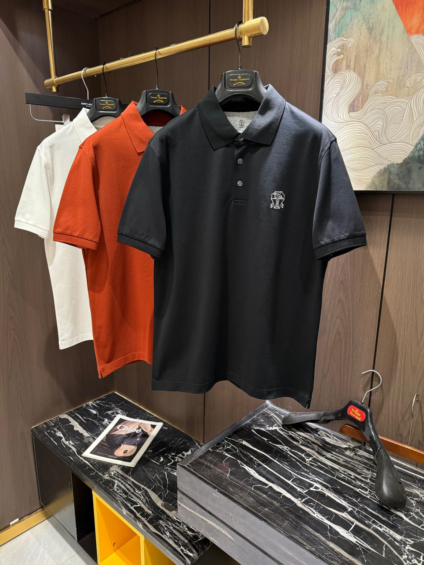 NO:160825,BC25S Spring and Summer Men's POLO Iconic LOGO logo on the chest. Overall, it is very light business and casual!  !  Customer-supplied mercerized bead flooring cotton, the upper body is light, comfortable and smooth, and it is definitely a piece that makes you feel worthwhile!  !  !  Code number M-3XL, alexander wang19860909BC25S春夏男士POLO 胸前标志性LOGO徽标 整体非常的轻商务休闲！！客供丝光珠地棉,上身轻盈舒适顺滑 到手绝对让你觉得物有所值的一件单品！！！码数M-3XL,,alexander wang,Men's clothing