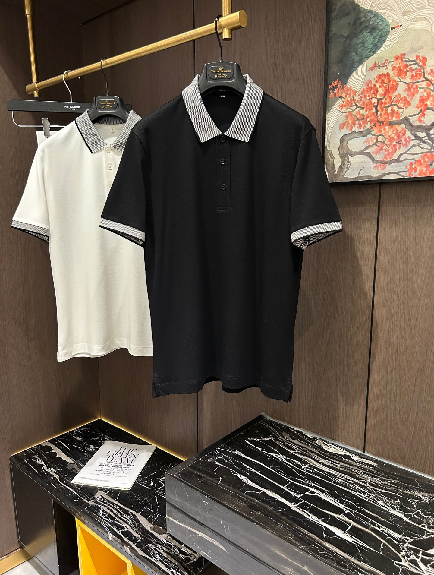 NO:160843,EA25S spring and summer new business casual lapel short sleeve POLO, code number M-4XL, T-shirt, alexander wang19860909EA25S春夏新款商务休闲翻领短袖POLO,码数M-4XL,,T-shirt,alexander wang,Men's clothing