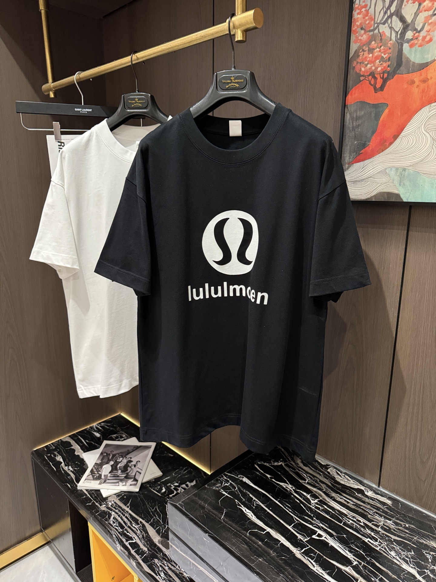 NO:433074,LULU25S summer new casual round neck short sleeves, size S-2XL, T-shirt, alexander wang19860909LULU25S夏季新款休闲圆领短袖,码数S-2XL,,T-shirt,alexander wang,Men's clothing