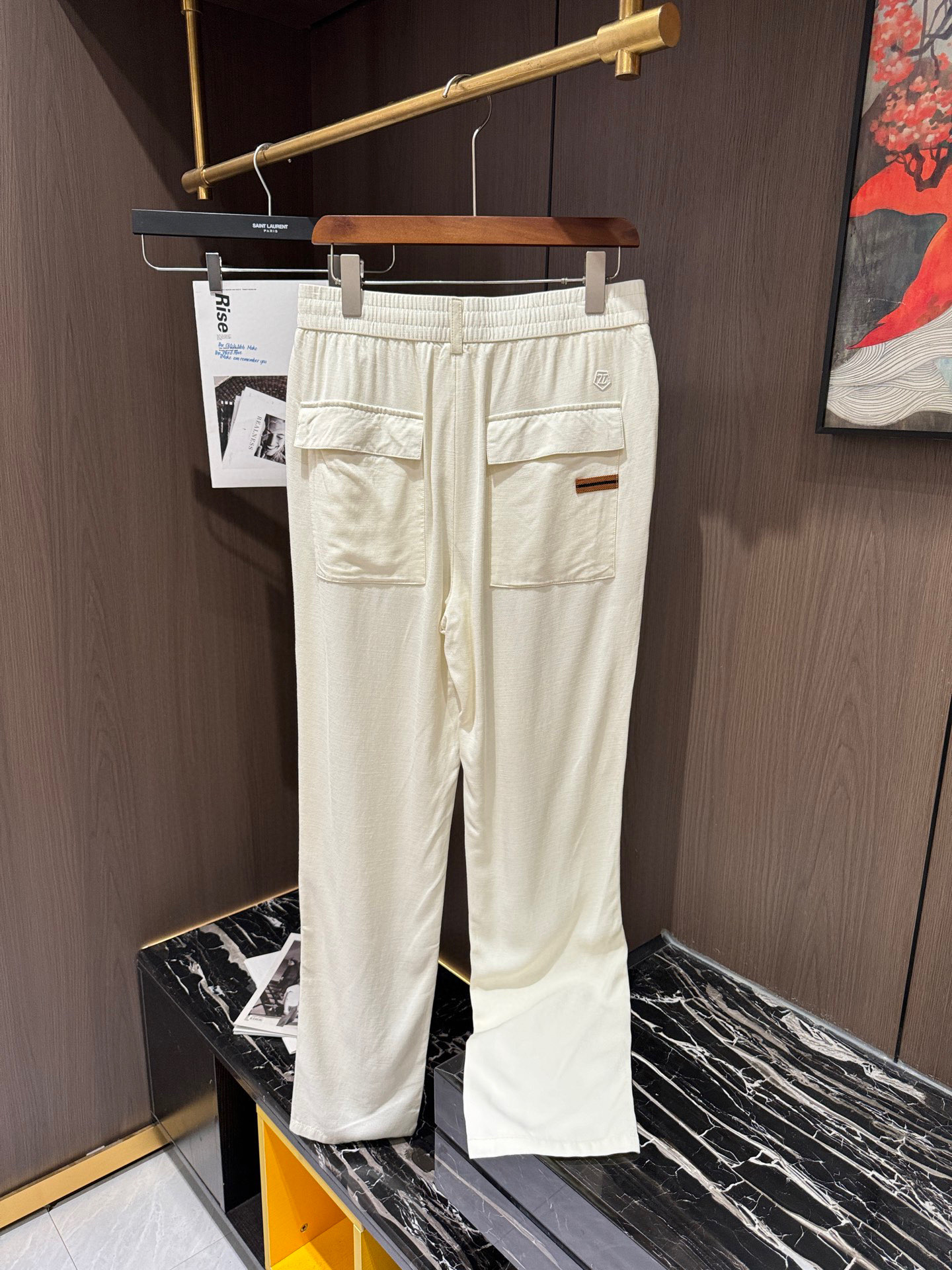 P704 ZZ25S NEW LINEN MEN’S LEISURE PANTS, CODE M-3XL - 图片 3