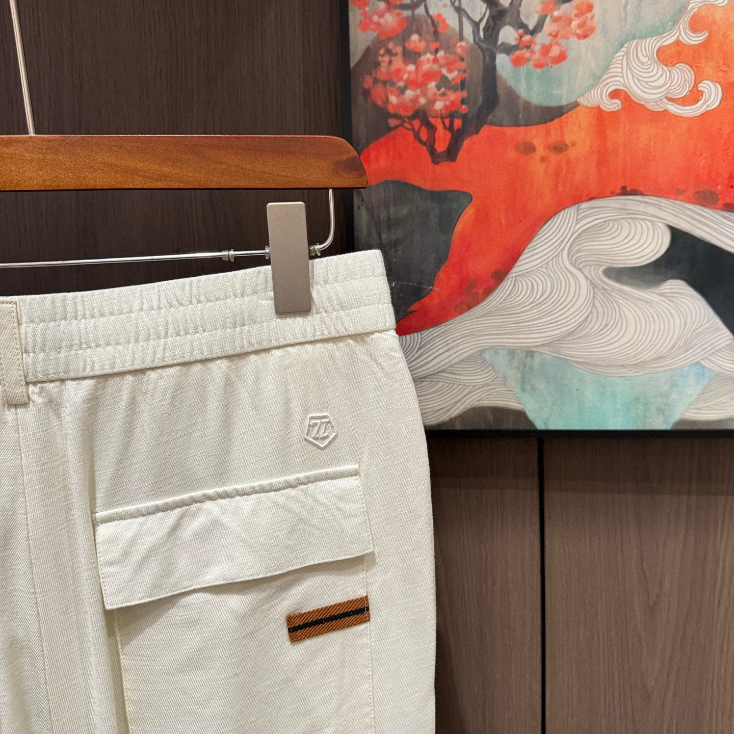 P704 ZZ25S NEW LINEN MEN’S LEISURE PANTS, CODE M-3XL - 图片 4