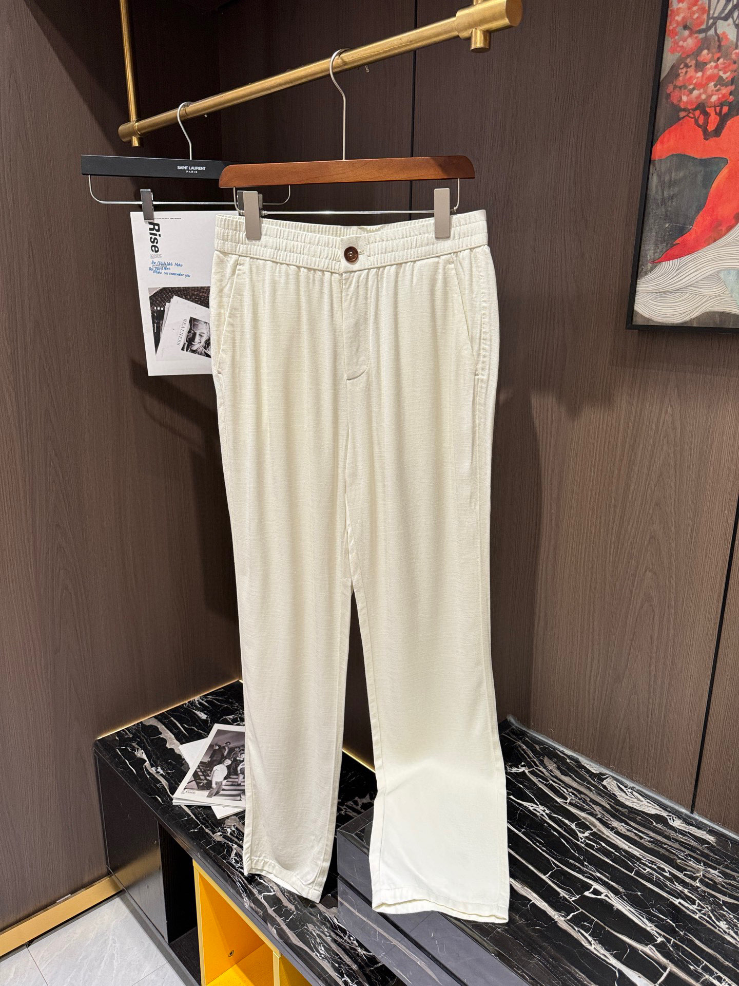 P704 ZZ25S NEW LINEN MEN’S LEISURE PANTS, CODE M-3XL - 图片 2