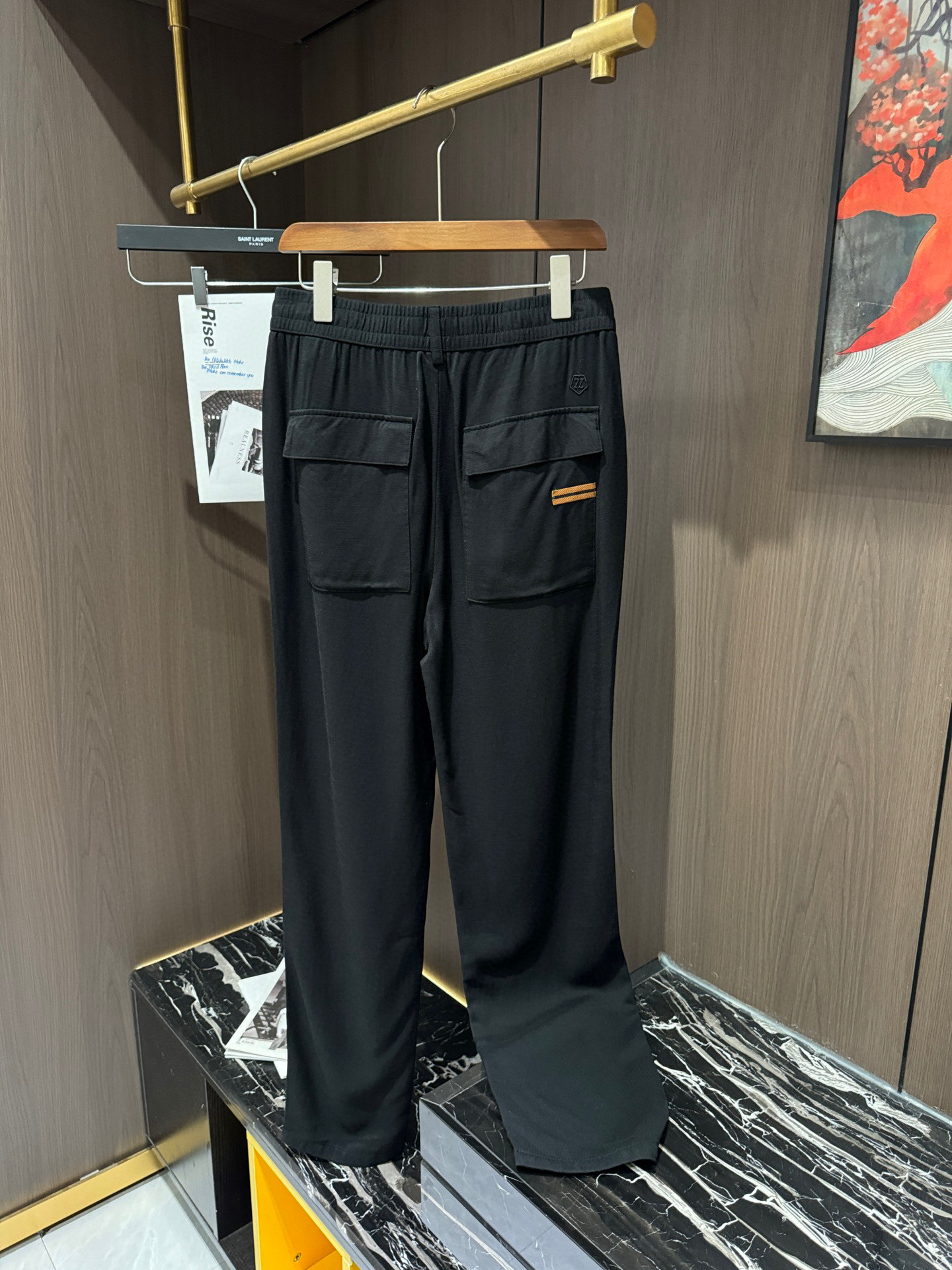 P704 ZZ25S NEW LINEN MEN’S LEISURE PANTS, CODE M-3XL - 图片 3
