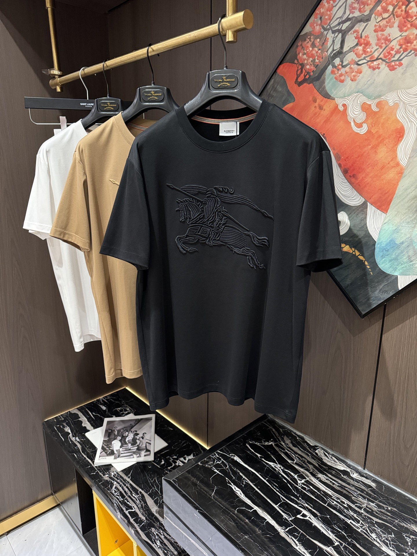 NO:496458,BUR 25S summer new casual round neck short sleeves, size M-4XL, burberry, T-shirt, alexander wang19860909BUR 25S夏季新款休闲圆领短袖,码数M-4XL,,burberry,T-shirt,alexander wang,Men's clothing