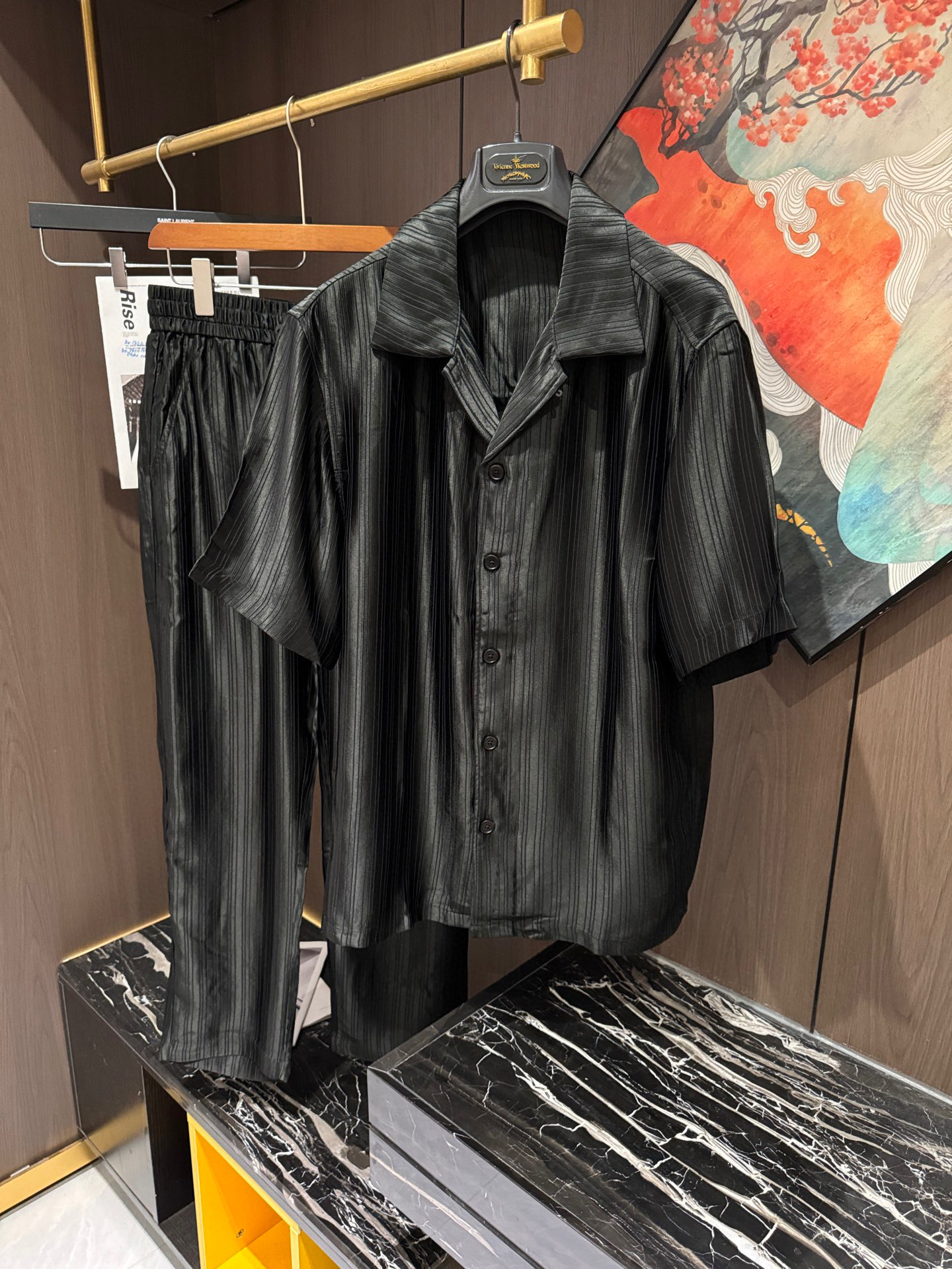 NO:496478,A set of 25S new men's casual lapel short-sleeved shirt and trousers suit, size M-3XL, shirts, T-shirt, alexander wang19860909一套 25S新款男士休闲翻领短袖衬衫长裤套装,码数M-3XL,,shirts,T-shirt,alexander wang,Men's clothing