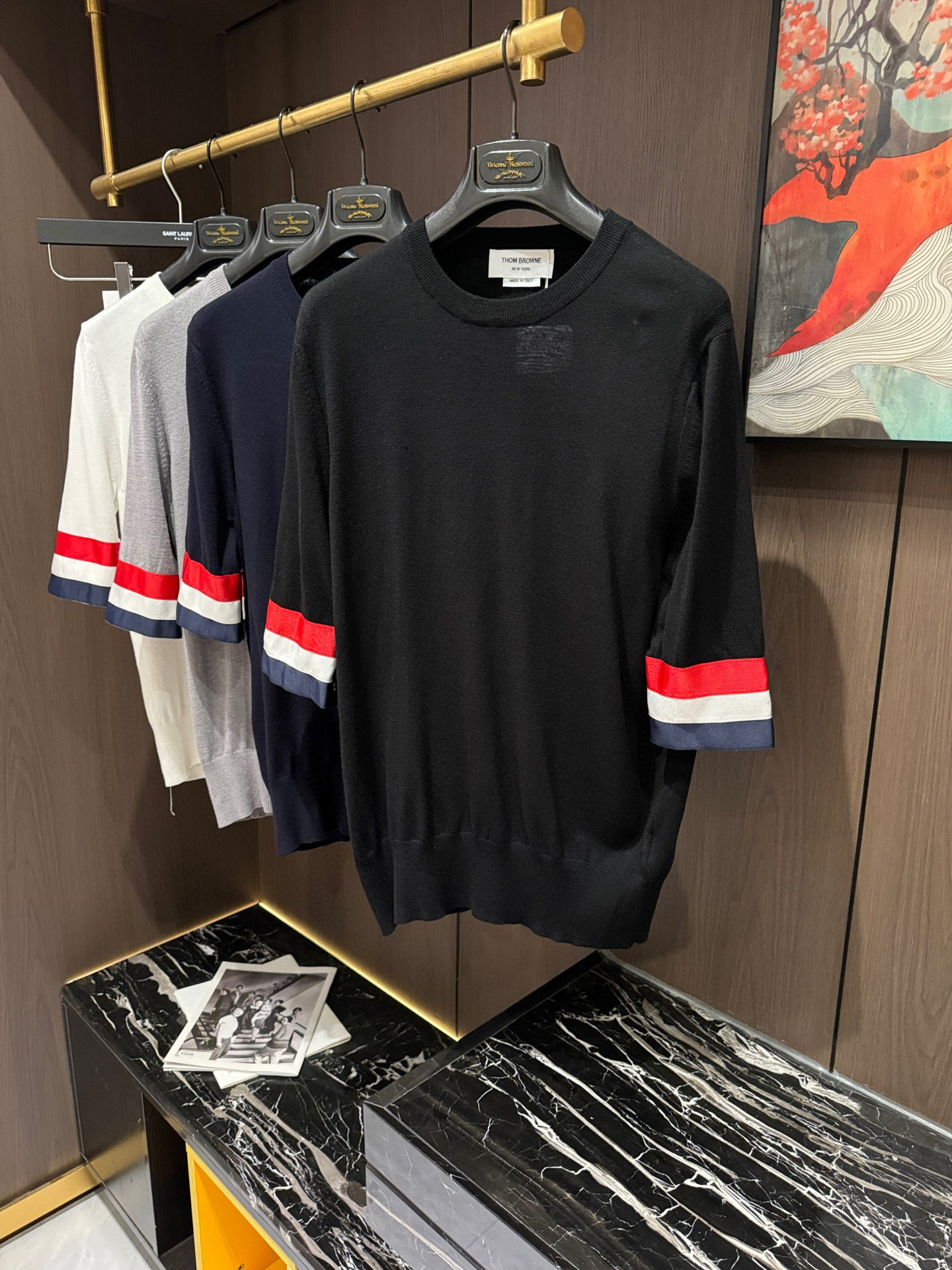 NO:498770,TB25S summer new casual knitted round neck short sleeves, size 01234, T-shirt, alexander wang19860909TB25S夏季新款休闲针织圆领短袖,码数01234,,T-shirt,alexander wang,Men's clothing