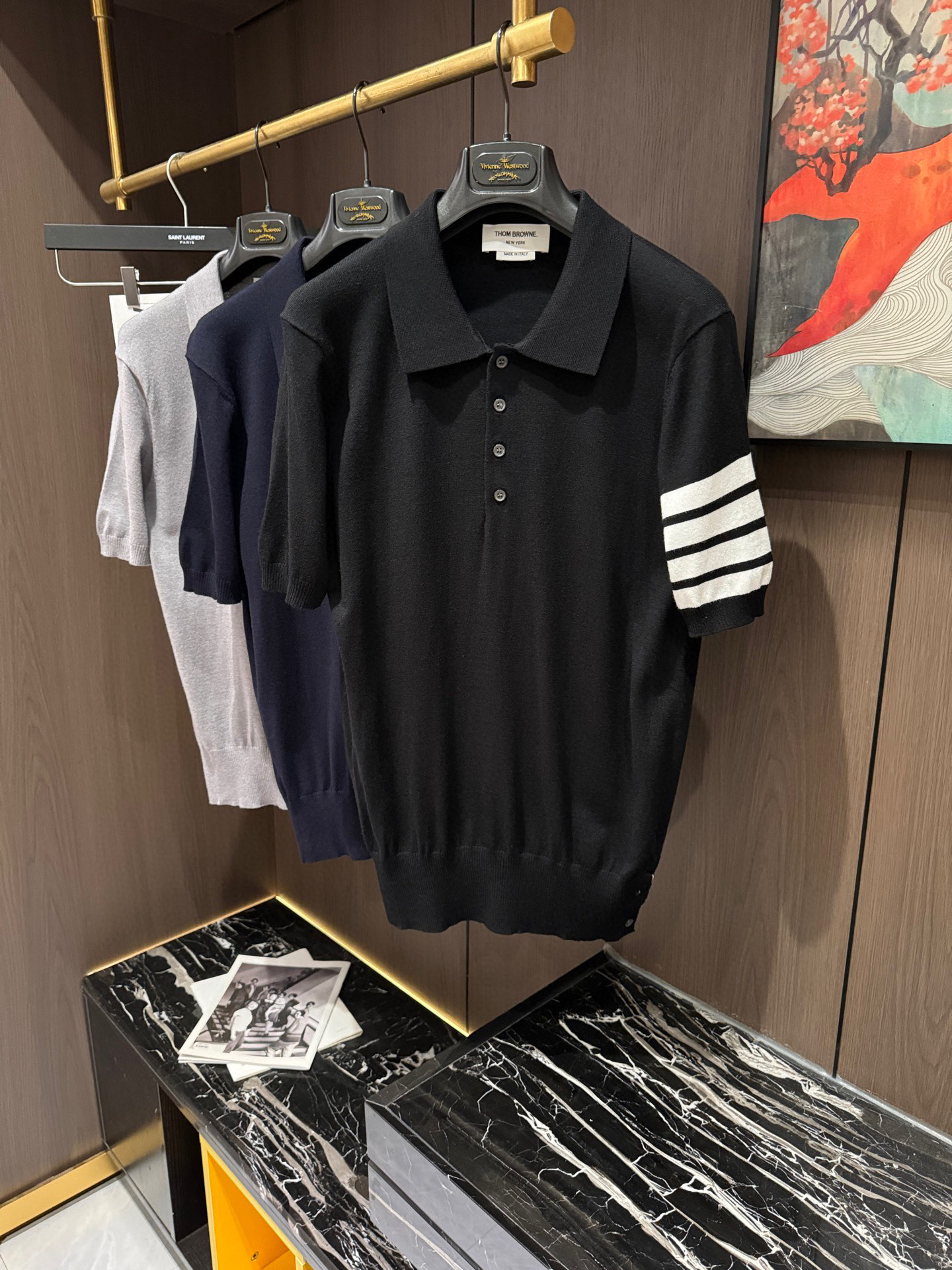 NO:498776,TB25S summer new business casual knitted lapel short sleeve POLO, size 01234, T-shirt, alexander wang19860909TB25S夏季新款商务休闲针织翻领短袖POLO,码数01234,,T-shirt,alexander wang,Men's clothing