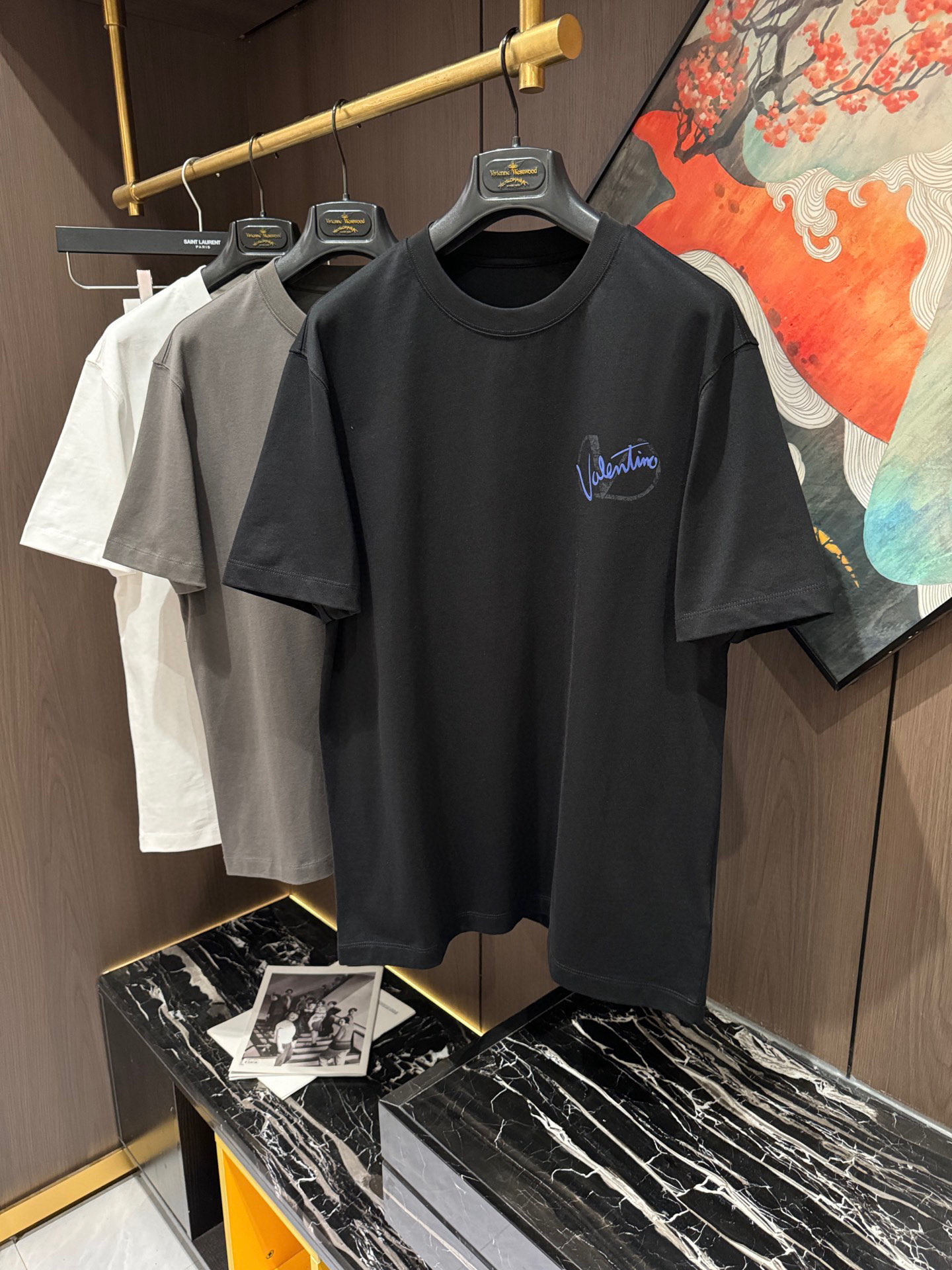 NO:503341,VLTN25S summer new casual round neck short sleeves, size M-5XL, T-shirt, alexander wang19860909VLTN25S夏季新款休闲圆领短袖,码数M-5XL,,T-shirt,alexander wang,Men's clothing