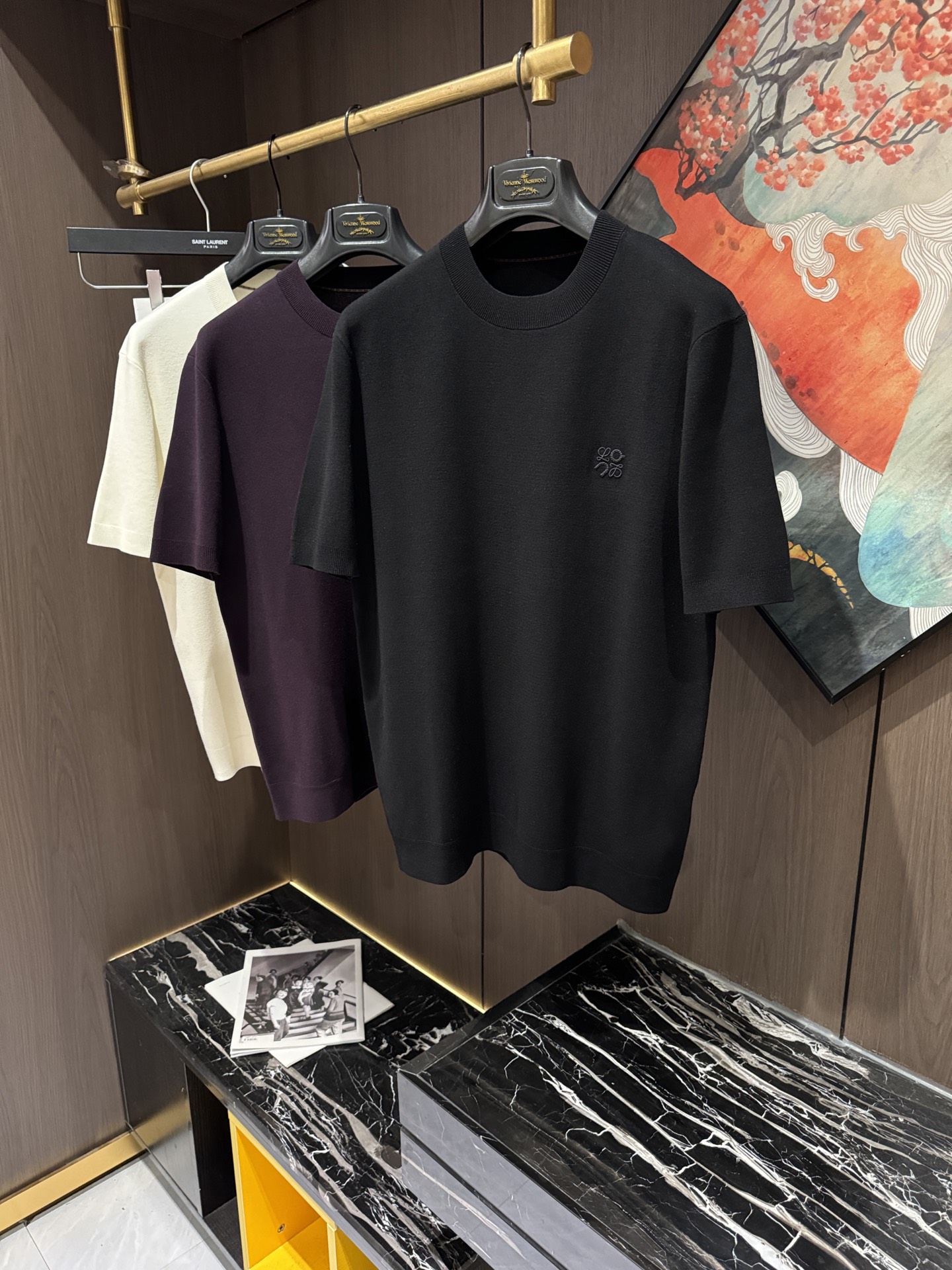 NO:509047,LOE25S early autumn new casual knitted round neck short sleeves, size M-3XL, loewe, T-shirt, alexander wang19860909LOE25S早秋新款休闲针织圆领短袖,码数M-3XL,,loewe,T-shirt,alexander wang,Men's clothing