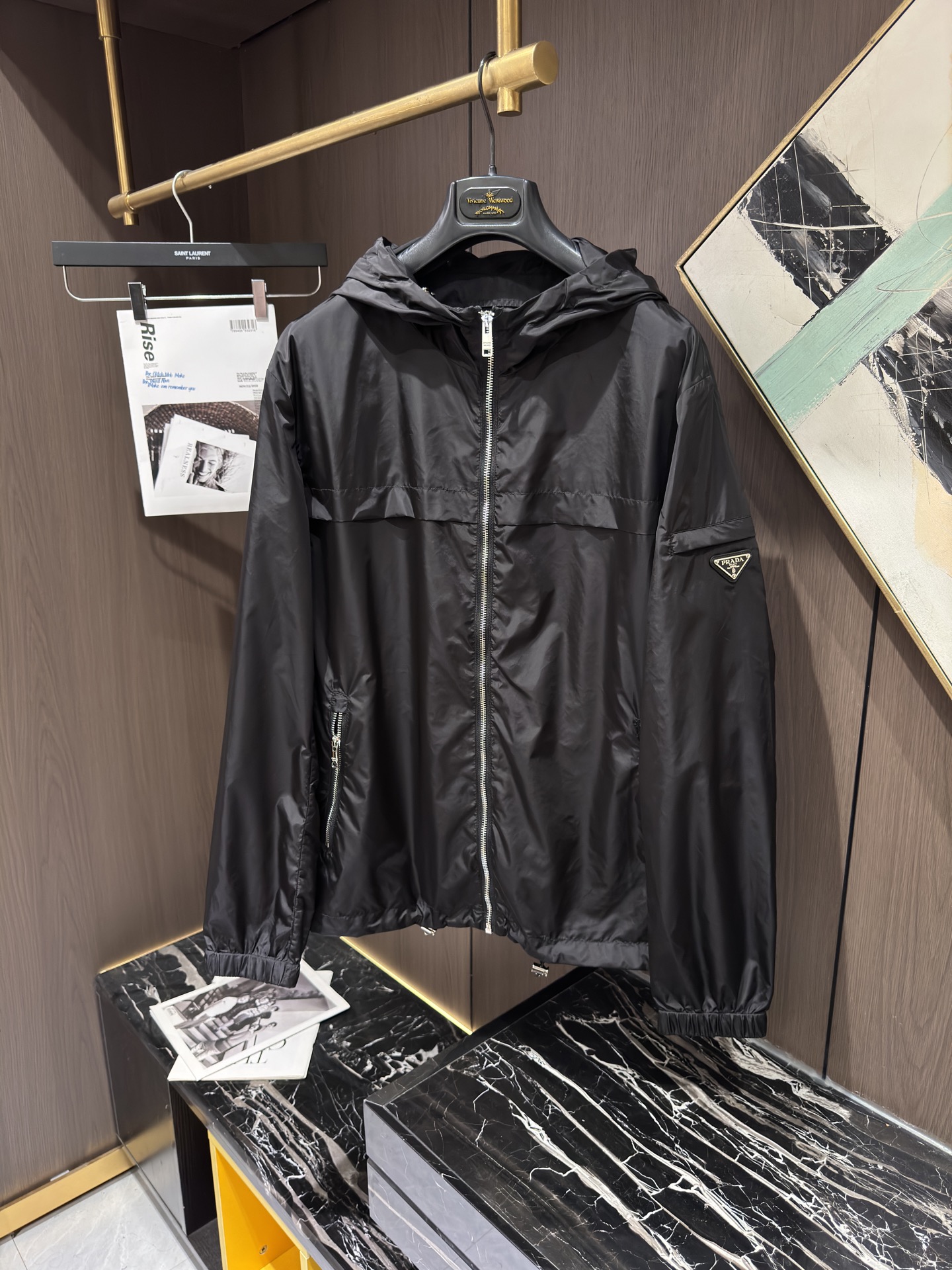 NO:565739,PRA25S new men's casual hooded jacket, size M-3XL,, prada, jackets & coats, hats, alexander wang19860909PRA25S新款男士休闲连帽外套,码数M-3XL,,prada,jackets & coats,hats,alexander wang,Men's clothing