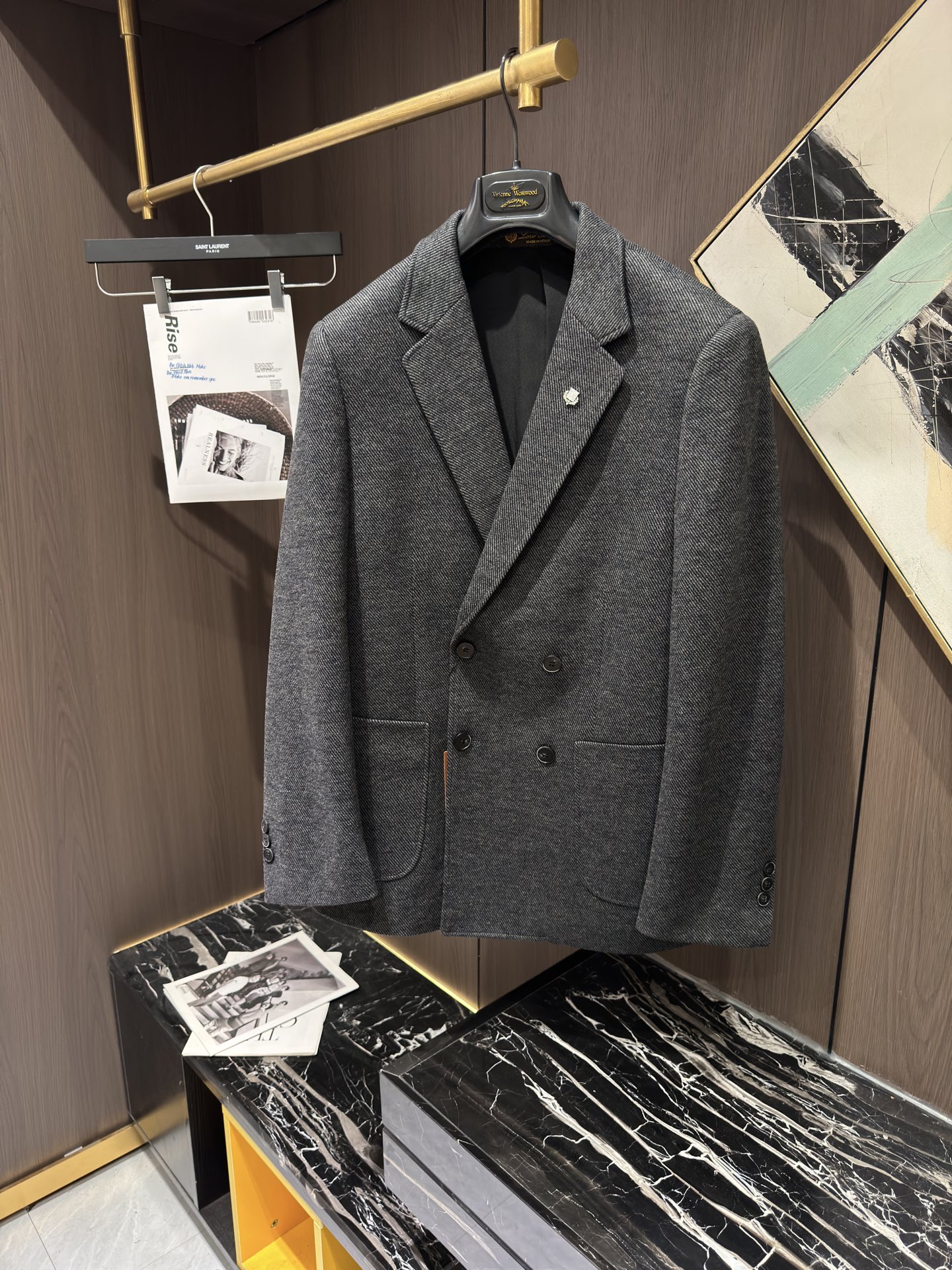 lP🆕⚜️25S新款男士休闲商务西服外套，码数M-4XL