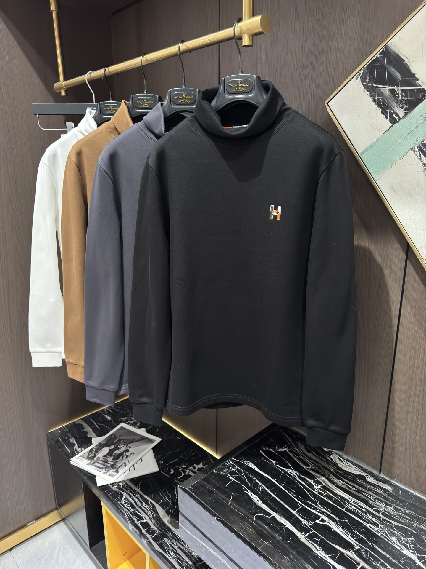 NO:565788,HER25S new men's casual high collar bottoming long sleeves, size M-3XL,, alexander wang19860909HER25S新款男士休闲高领打底长袖,码数M-3XL,,alexander wang,Men's clothing