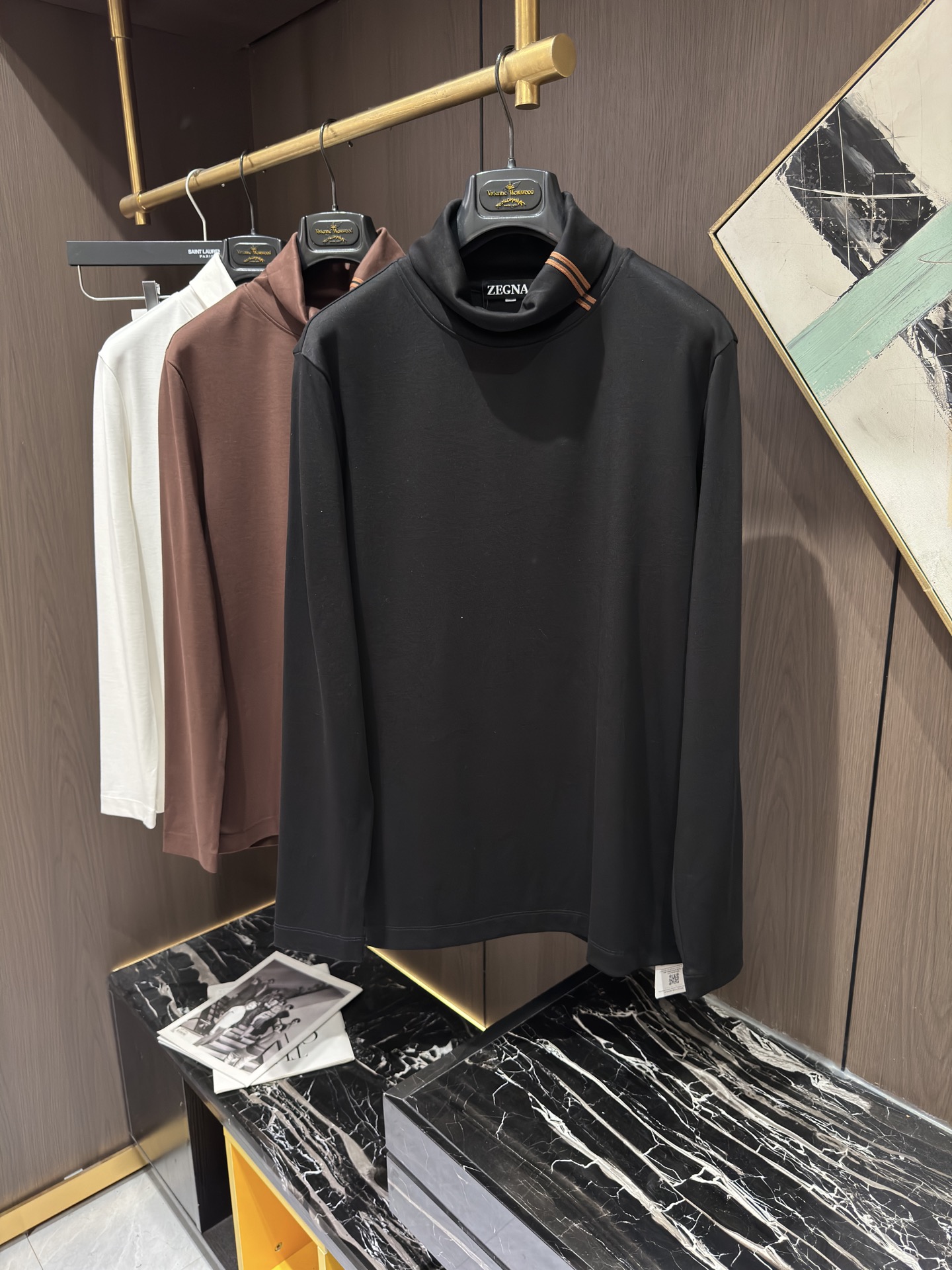 NO:565785,ZZ25S new men's casual high collar bottoming long sleeves, size M-3XL,,alexander wang19860909ZZ25S新款男士休闲高领打底长袖,码数M-3XL,,alexander wang,Men's clothing