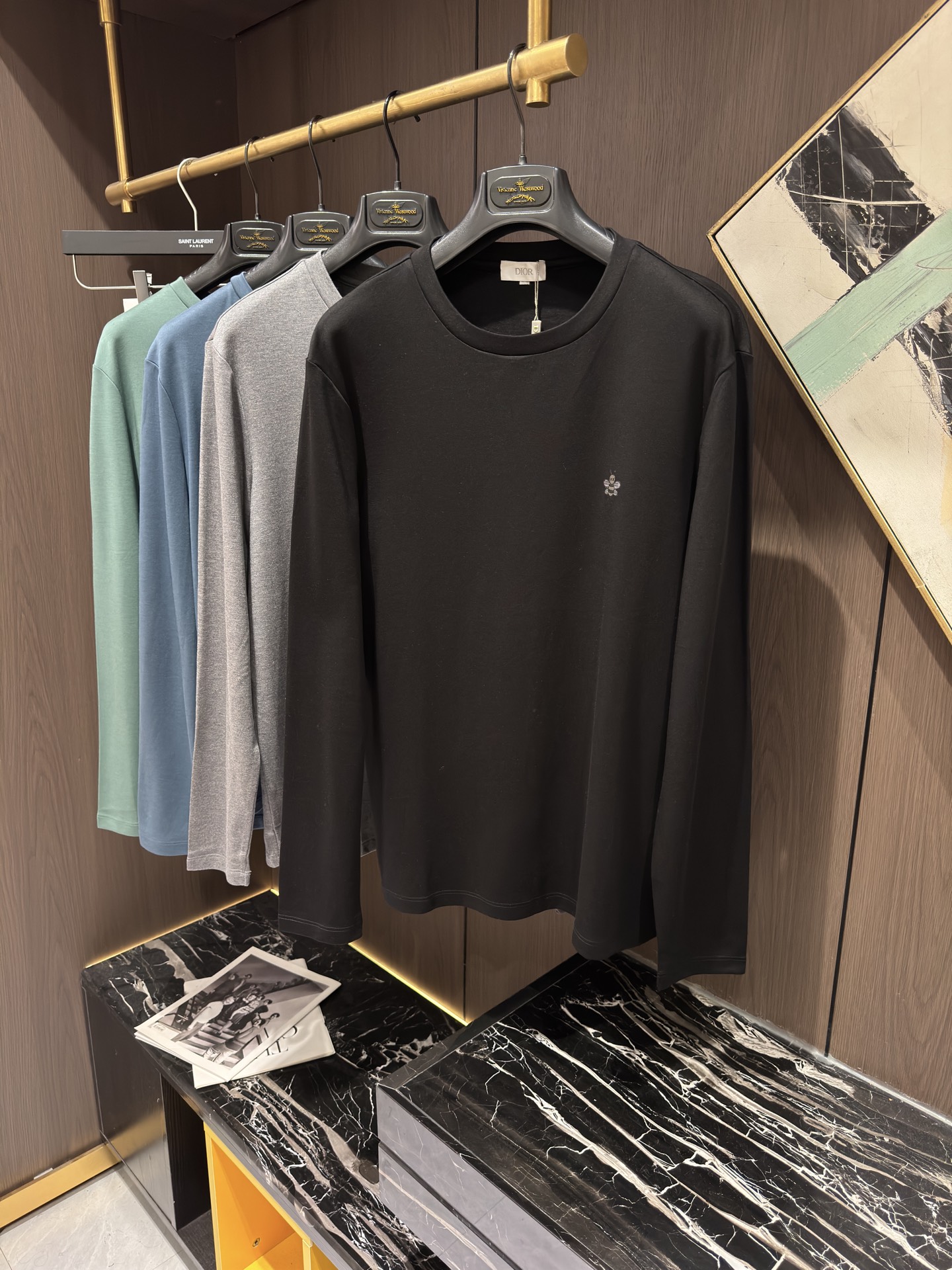 NO:565781,CD25S new men's casual round neck bottoming long sleeves, size M-3XL,, alexander wang19860909CD25S新款男士休闲圆领打底长袖,码数M-3XL,,alexander wang,Men's clothing