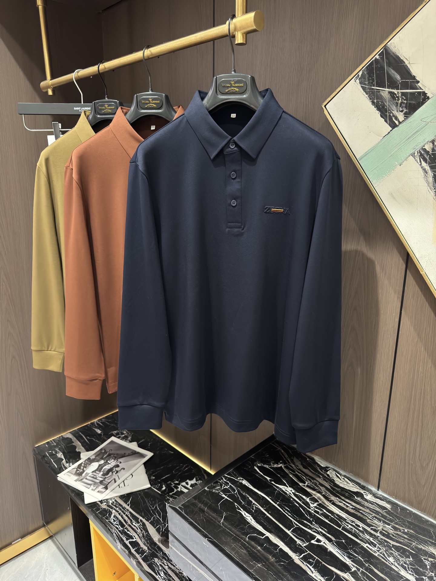 NO:565795,ZZ25S new men's casual lapel long-sleeved polo... Explosive recommendation, size M-4XL,, alexander wang19860909ZZ25S新款男士休闲翻领长袖polo…………炸裂推荐,码数M-4XL,,alexander wang,Men's clothing