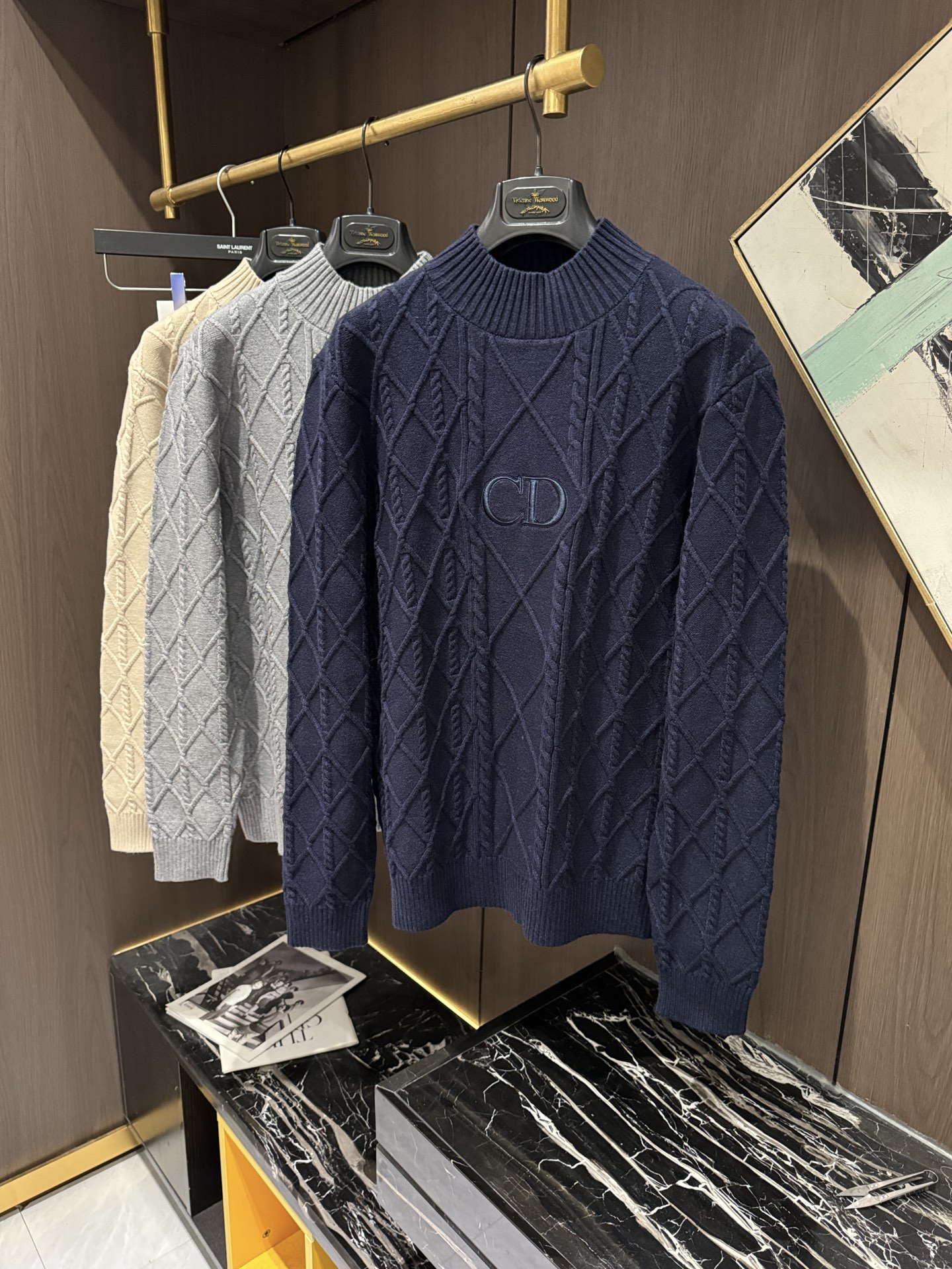 NO:621995,CD25S autumn and winter men's round neck cardigan, size M-3XL,,alexander wang19860909CD25S秋冬男士圆领羊毛衫 码数M-3XL,,alexander wang,Men's clothing