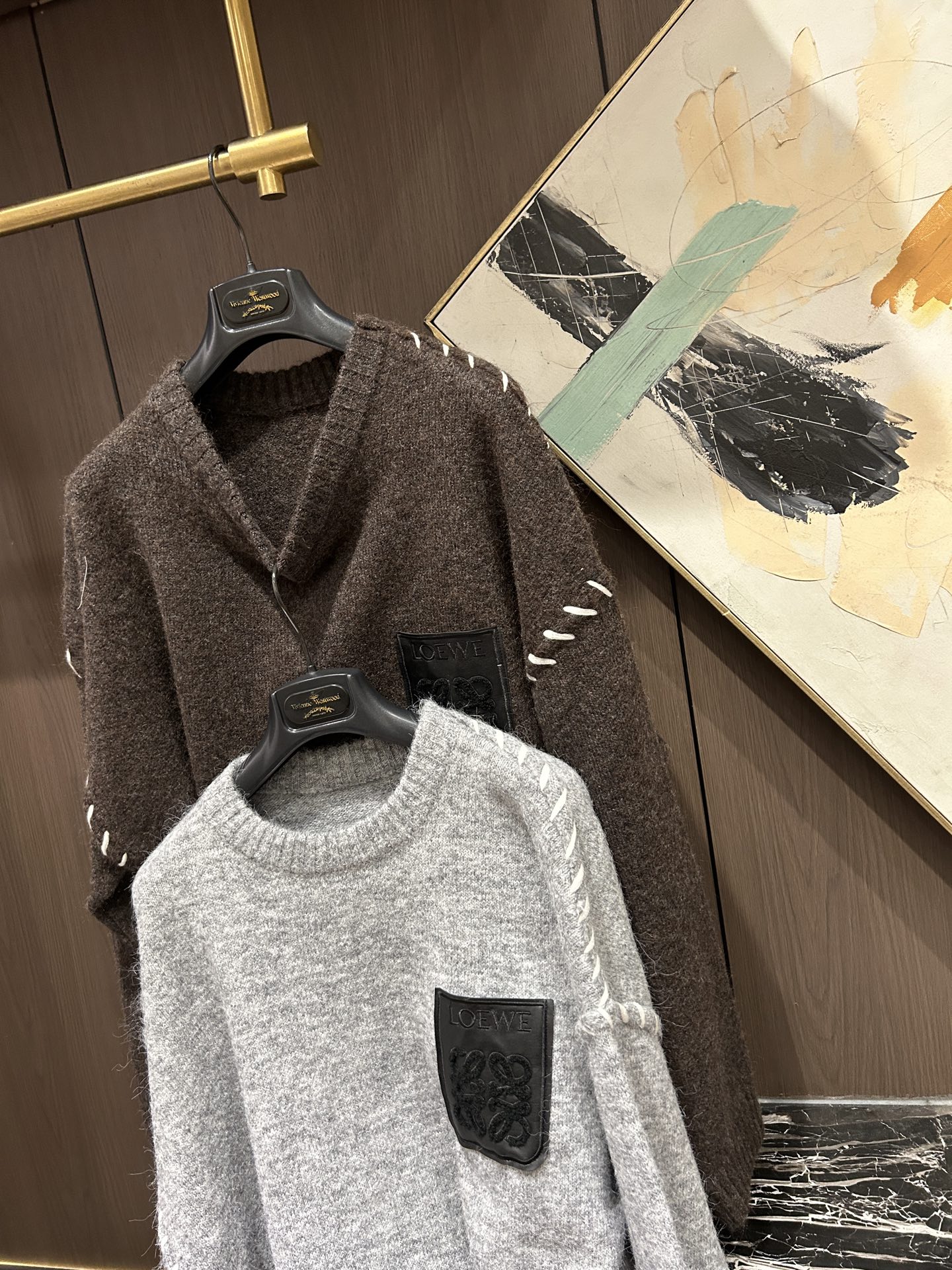 NO:646323,LOE25S new autumn and winter men's casual crew neck sweater, M-3XL,, loewe, sweaters, alexander wang19860909LOE25S秋冬新款男士休闲圆领毛衣,M-3XL,,loewe,sweaters,alexander wang,Men's clothing