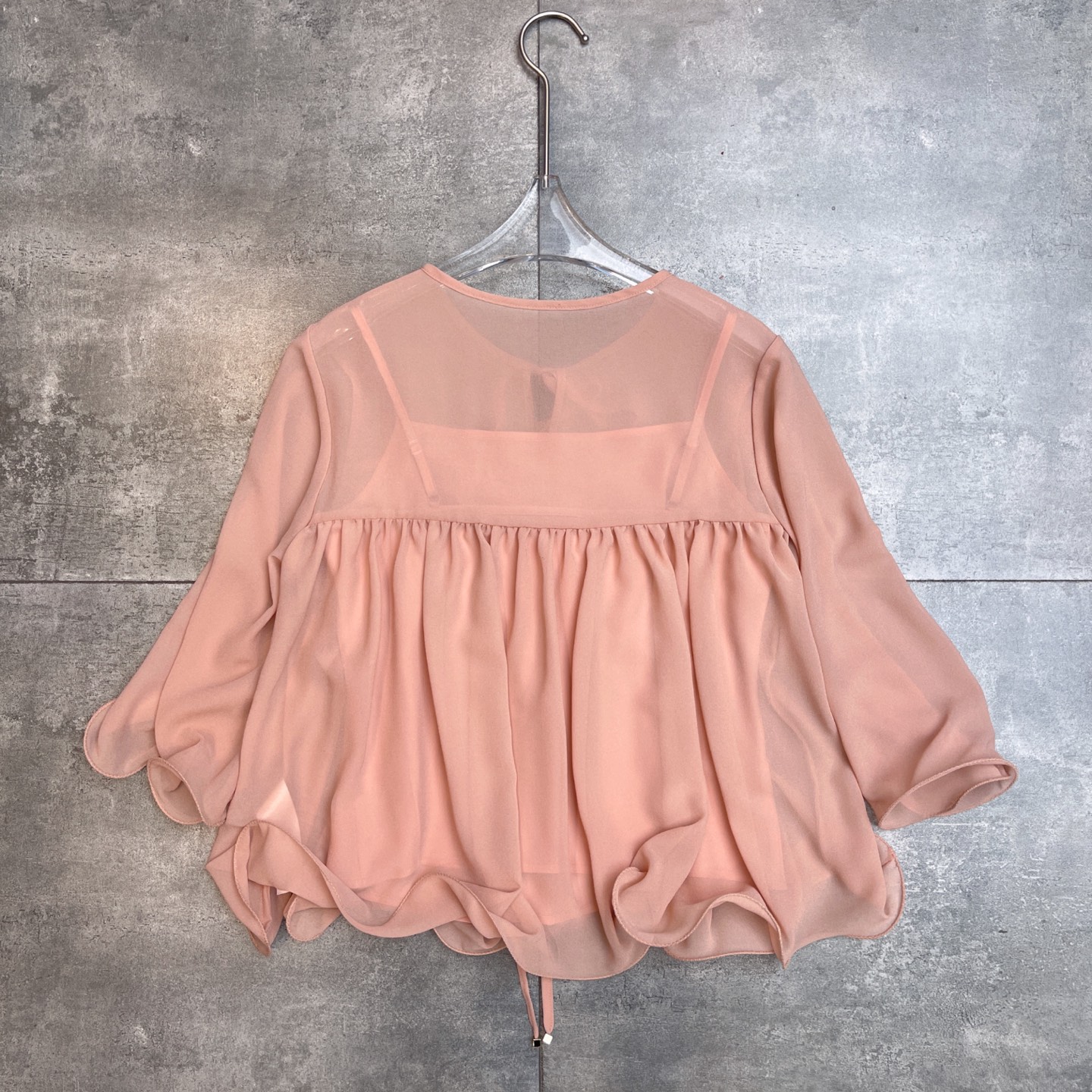 High-End Women’s Suit: Silk Blend, Pink and Almond, Various Sizes. - 图片 8