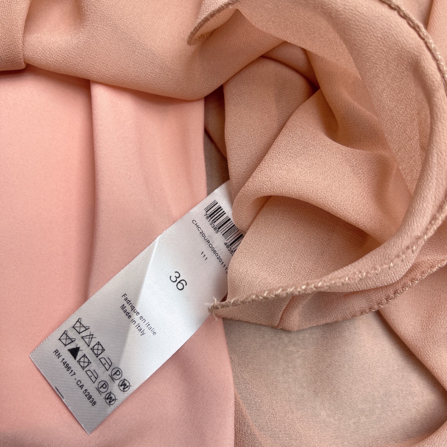 High-End Women’s Suit: Silk Blend, Pink and Almond, Various Sizes. - 图片 7
