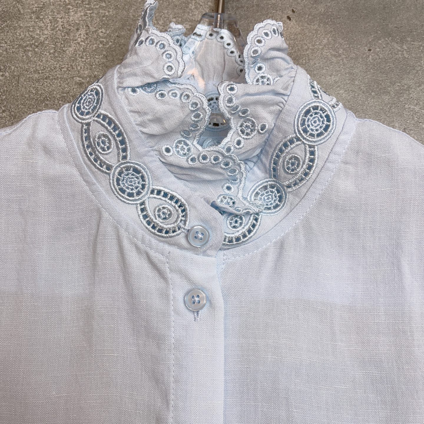 “High Quality Women’s Clothes: Sweet Blouses with Laser Embroidery, Perfect for Stylish Looks” - 图片 2