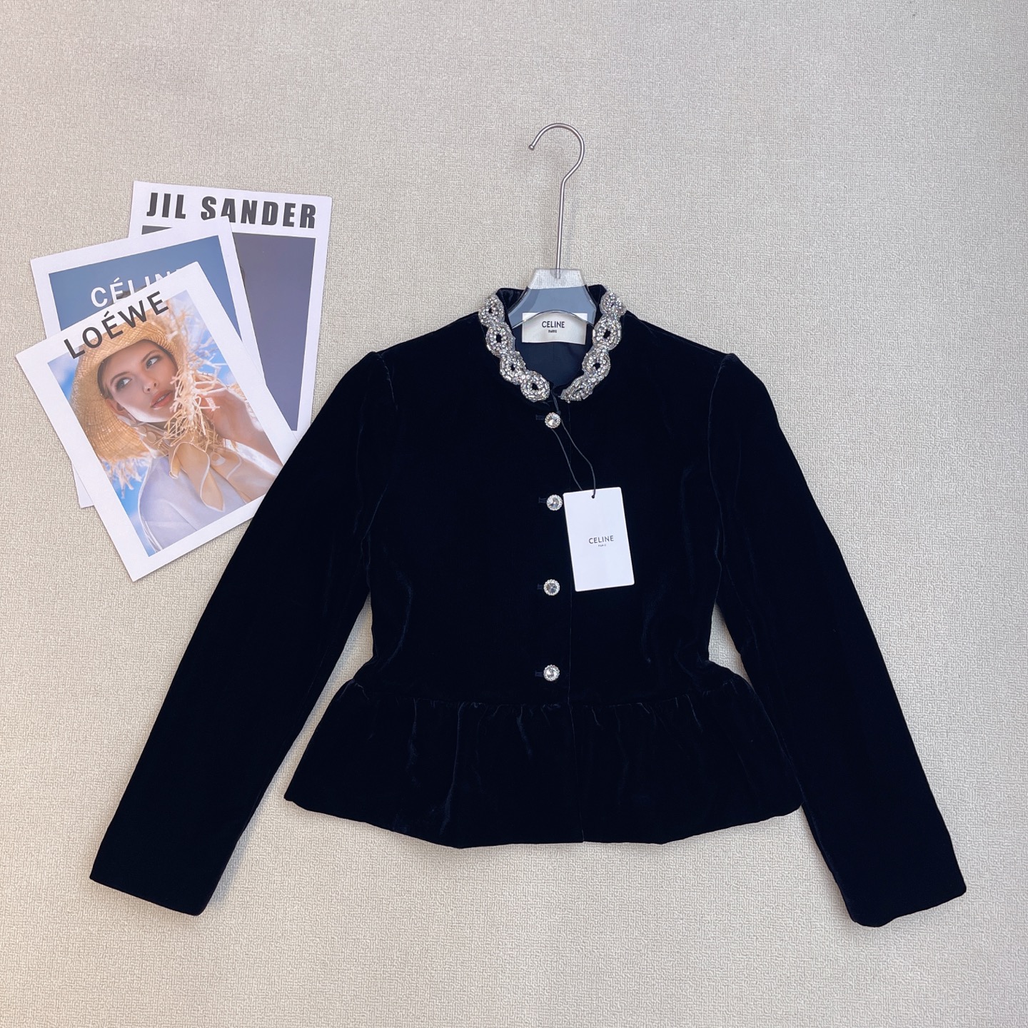Celine Embellished Velvet Jacket