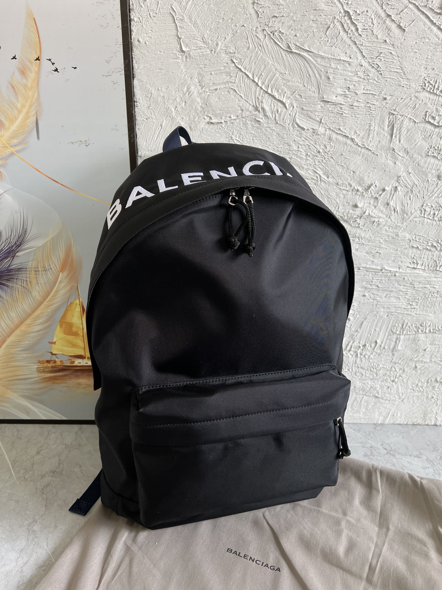 Ex Gratia Balen Double-Backed School Bags: Street-Style, Unisex, Net Red Stars. - 图片 3