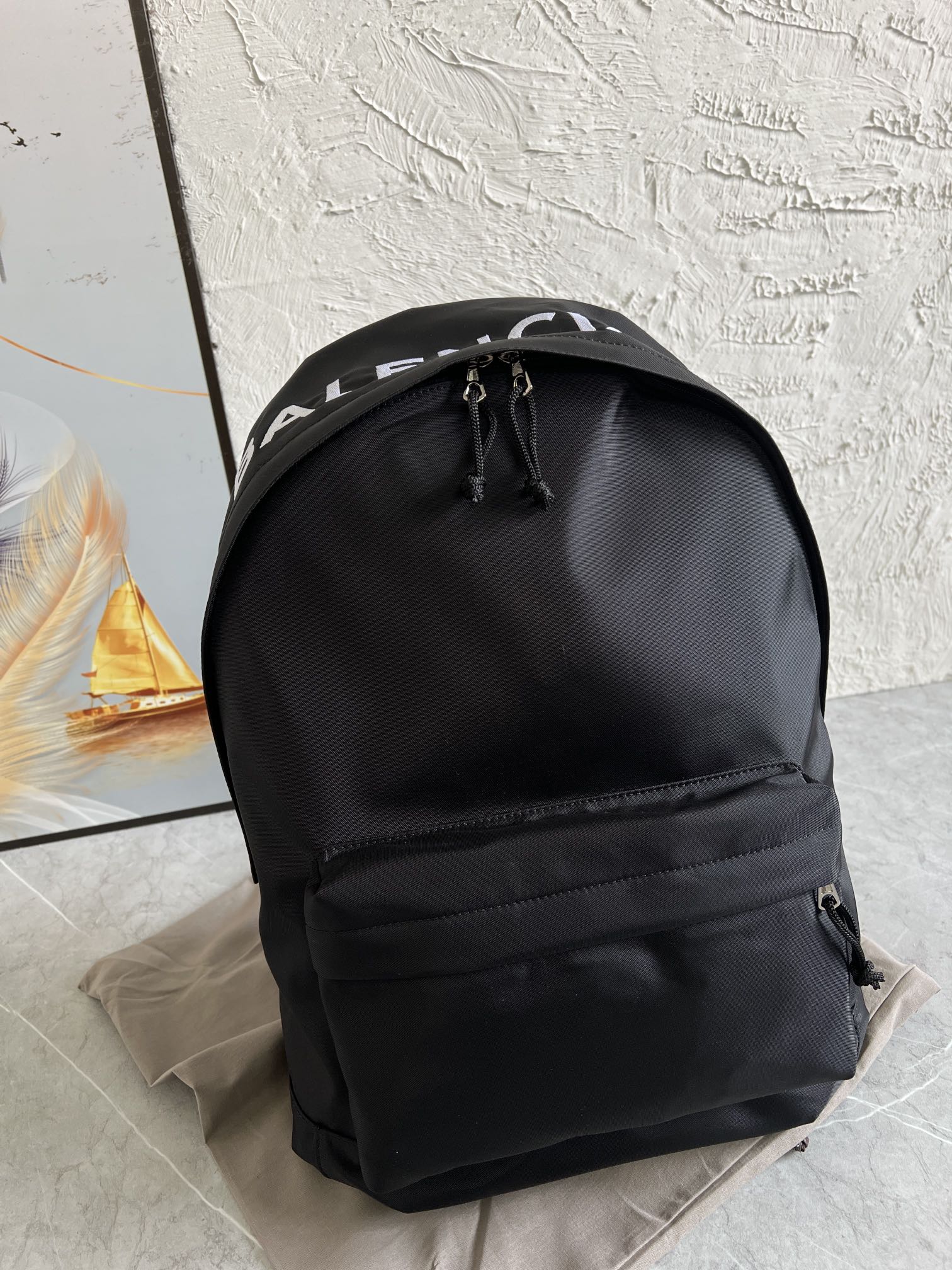 Ex Gratia Balen Double-Backed School Bags: Street-Style, Unisex, Net Red Stars. - 图片 1