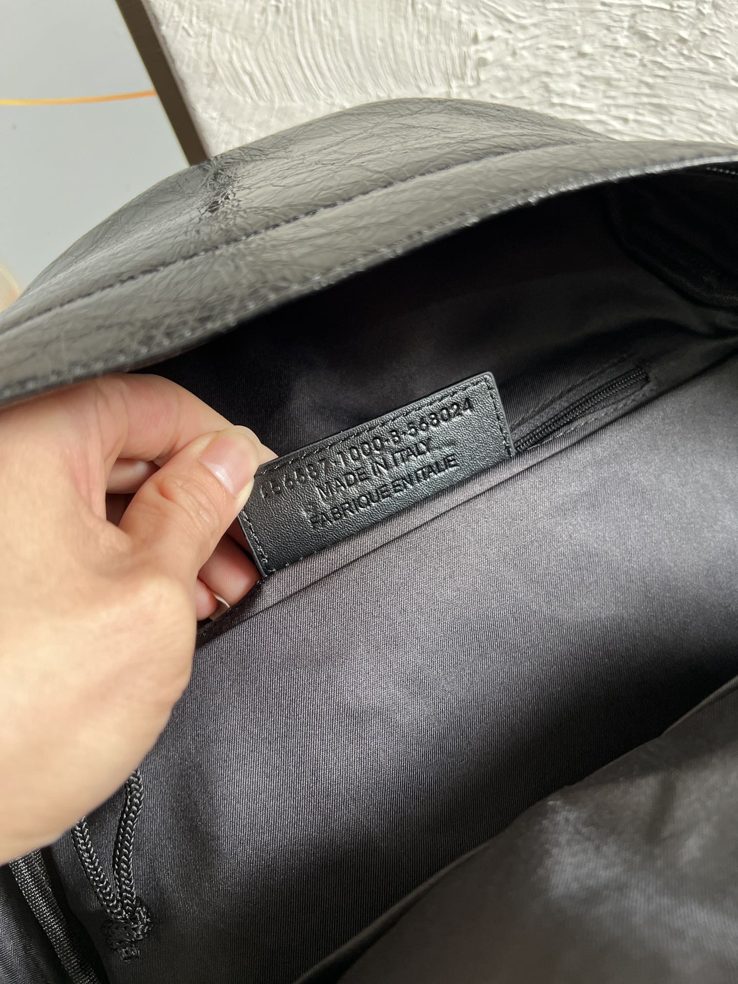 Balenciaga Leather Backpack Stylish Versatile Travel School Bag - Black 11 i1709881495 8447 4