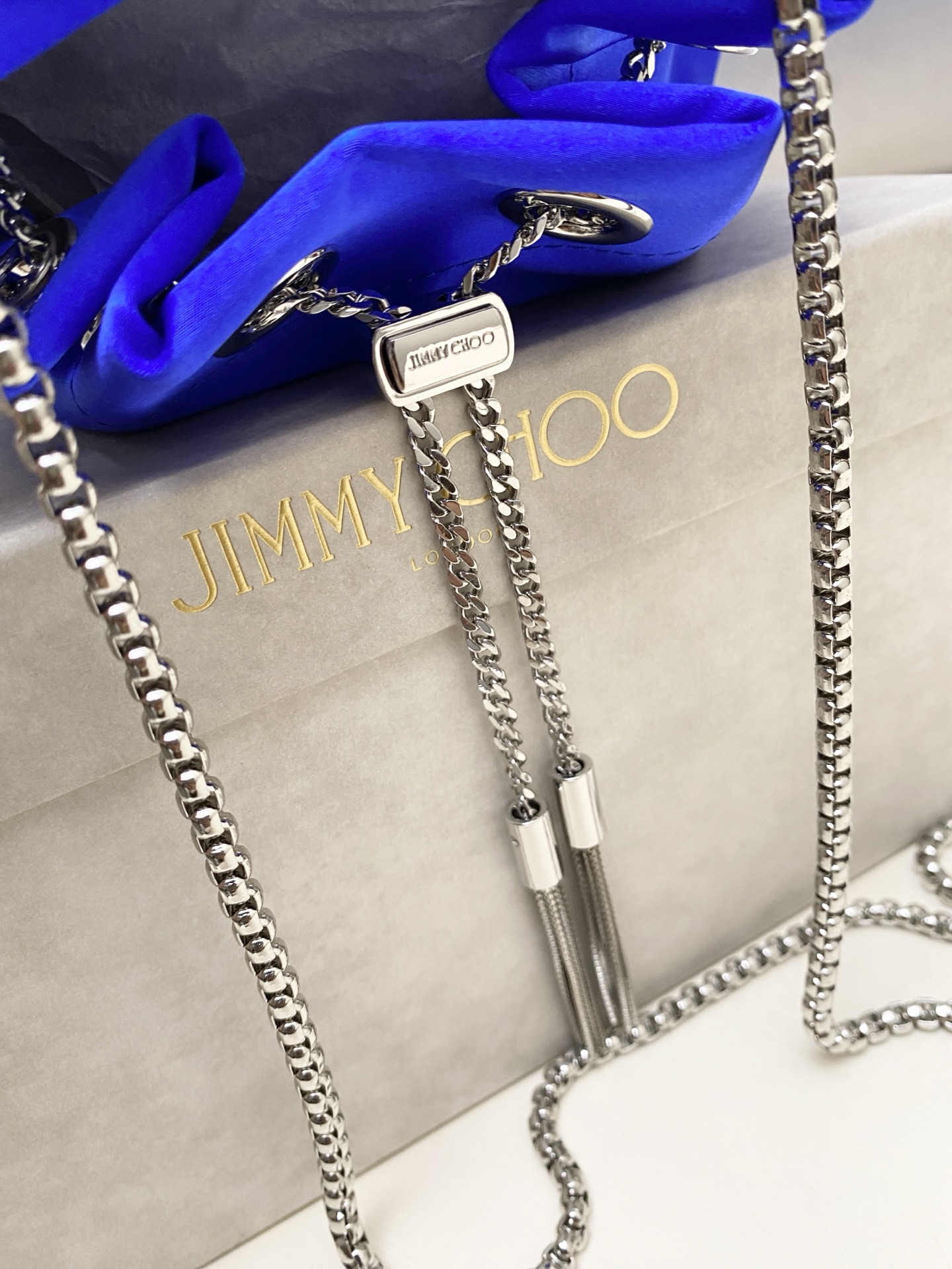Jimmy Choo Bon Bon Satin Top Handle Bag with Crystal Bracelet Handle 8 i1753848325893 3591 0 6
