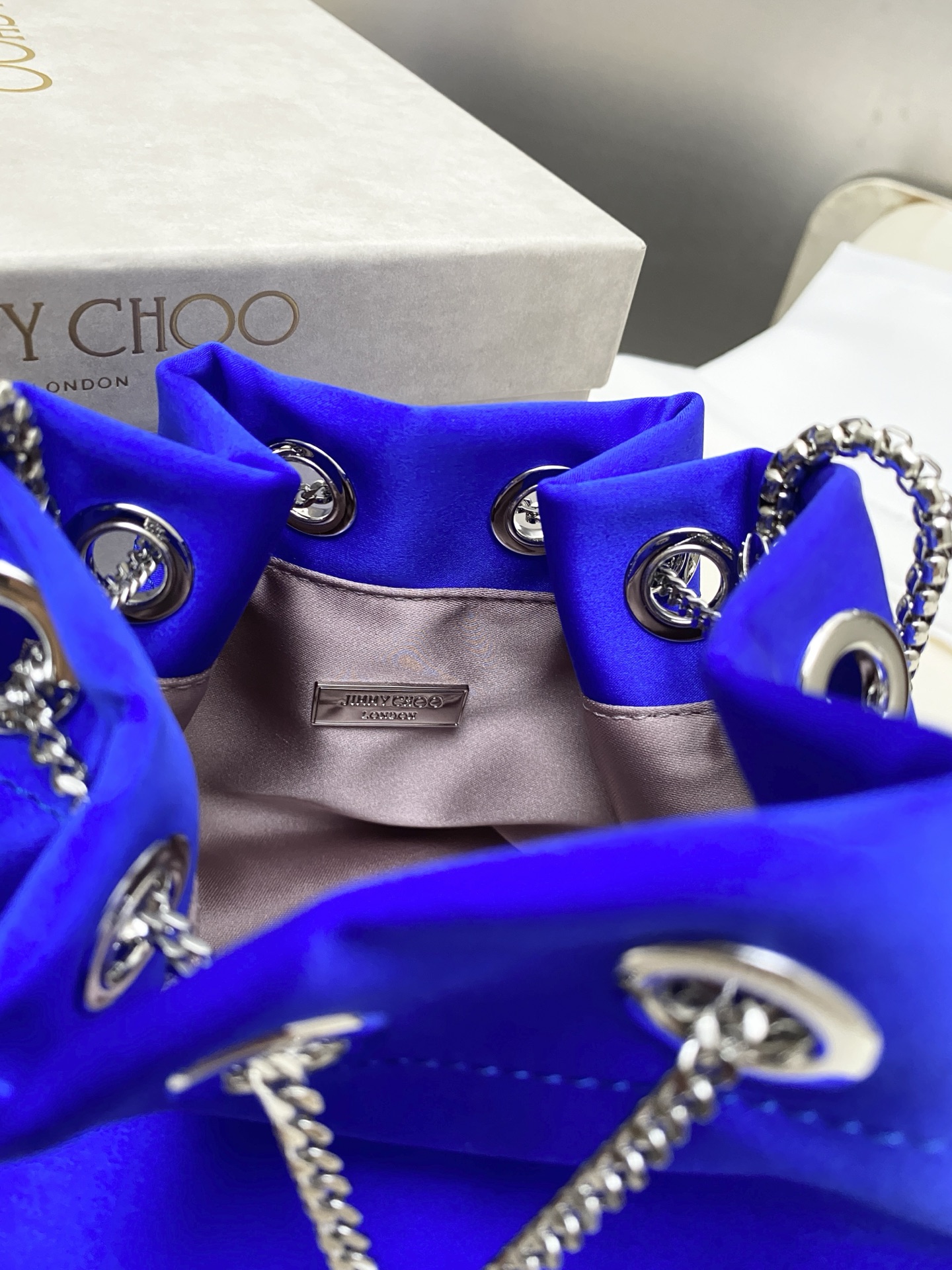 Jimmy Choo Bon Bon Satin Top Handle Bag with Crystal Bracelet Handle 10 i1753848327445 1586 0 8