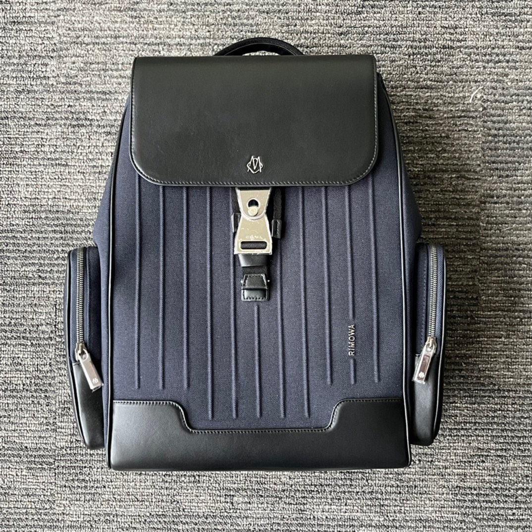 Rimowa Never Still Large Backpack - Navy Blue, Genuine Leather Material 2 i1717317916 6565 3