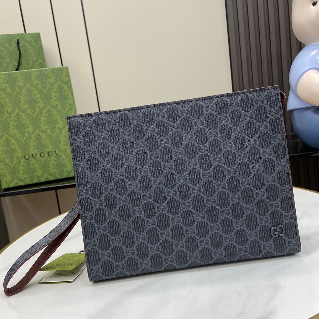Gucci Men's Clutch with Signature GG Pattern,18 x 26 x 6 cm 12 i1720254739 1911 4
