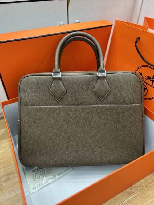 Hermes Men's Handbag Briefcase Messenger Bag, 39-29-10 cm - High Quality 1 Hermes Men's Handbag Briefcase Messenger Bag, 39-29-10 cm - High Quality