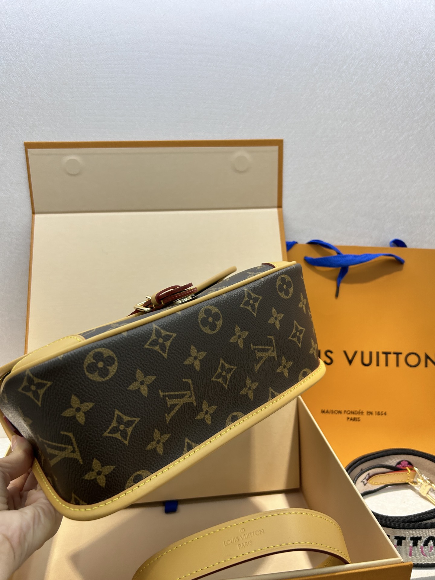 Louis Vuitton Brown Monogram Canvas Boursicot Baguette Bag - M3745985 4 i1729003115 8775 4