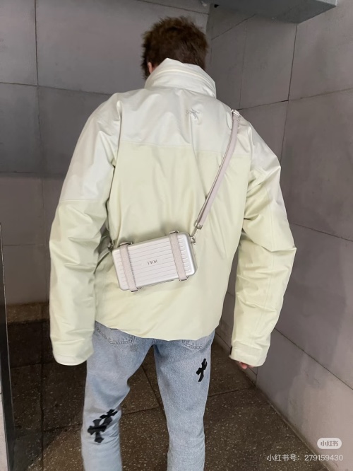 Dior x Rimowa Limited Edition Aluminum Crossbody Bag/Clutch 1 Dior x Rimowa Limited Edition Aluminum Crossbody Bag/Clutch