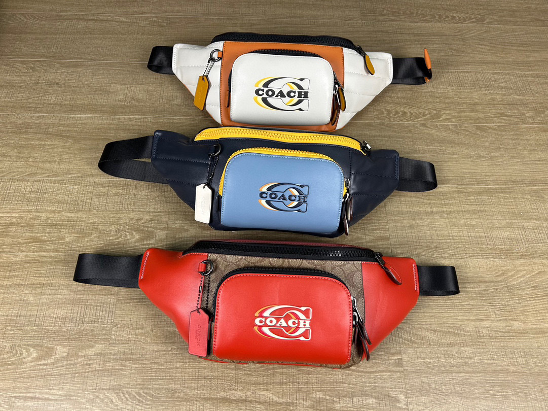 Coach Track Coach Collection Chest Bag Waist Bag, Classic Logo, Fashionable and Practical 4 i1740891529281 5403 0 2