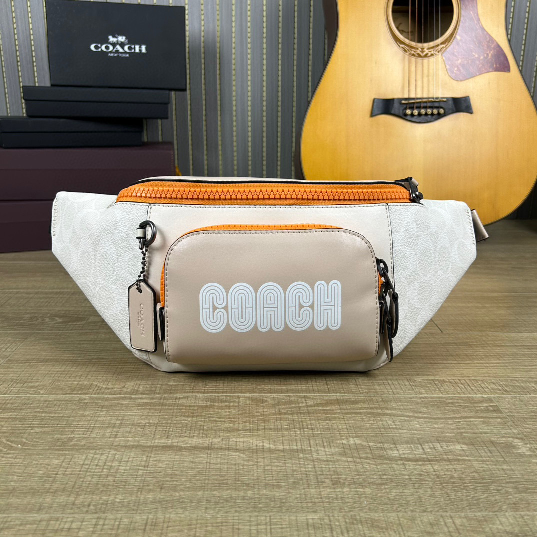 Coach Track Coach Collection Chest Bag Waist Bag, Classic Logo, Fashionable and Practical 9 i1740891529281 7530 0 7