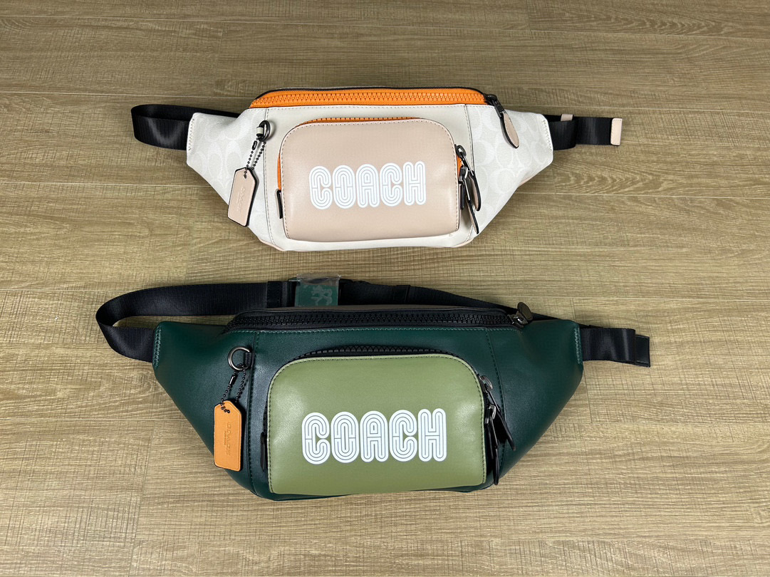Coach Track Coach Collection Chest Bag Waist Bag, Classic Logo, Fashionable and Practical 3 i1740891530162 6355 0 1