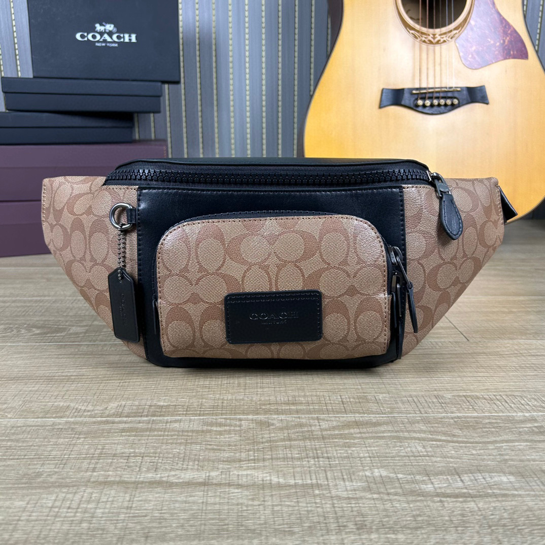 Coach Track Coach Collection Chest Bag Waist Bag, Classic Logo, Fashionable and Practical 16 i1740891530165 164 0 14