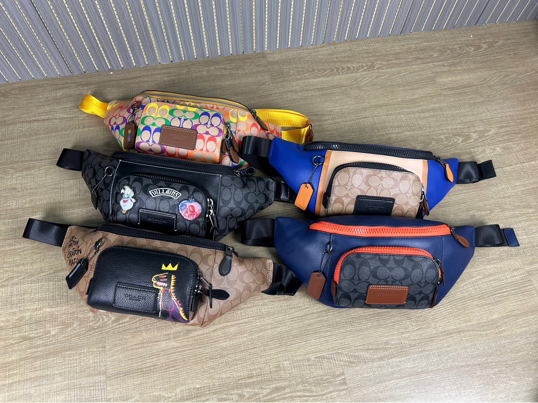 Coach Track Coach Collection Chest Bag Waist Bag, Classic Logo, Fashionable and Practical 2 i1740891530928 8294 0 0