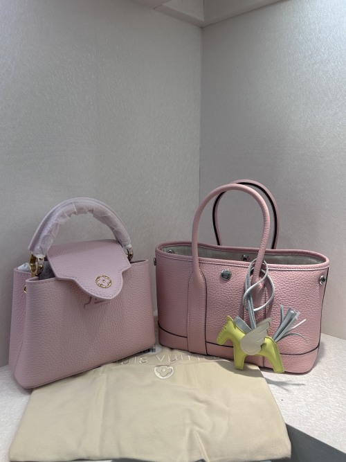 Charming Pink Mini Garden Bag & Cap Set - The Perfect Healing Accessory 1 Charming Pink Mini Garden Bag & Cap Set - The Perfect Healing Accessory