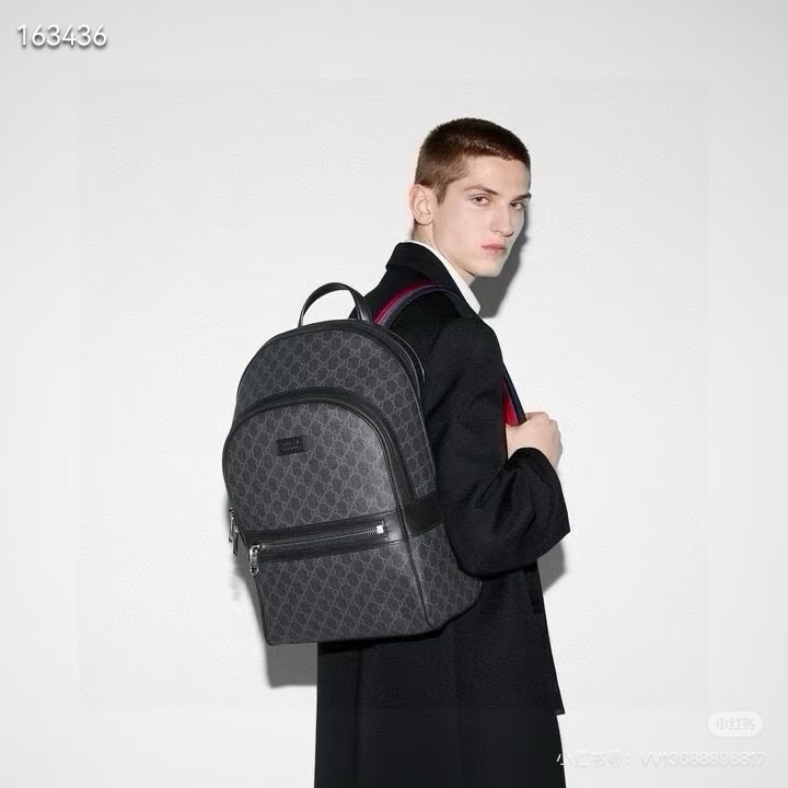 Gucci GG Supreme Backpack, Large Capacity, Stylish & Durable, Model 771158 2 i1751030179663 4090 0 1