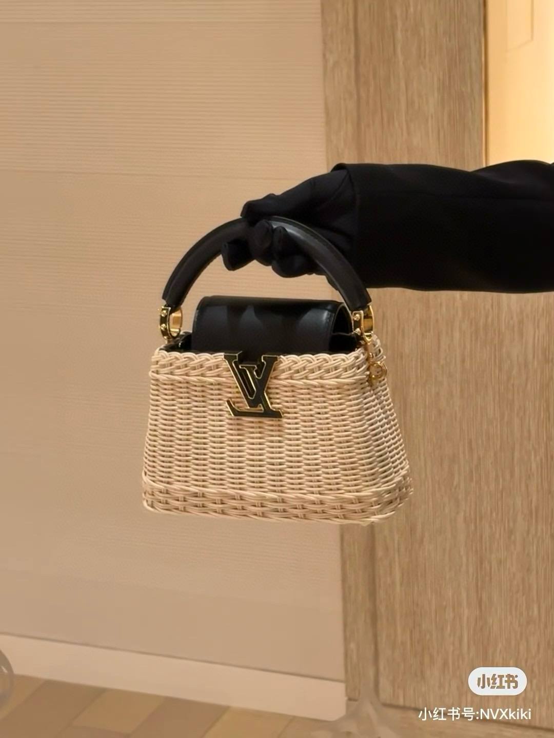 Louis Vuitton Capucines BB Woven Leather Handle Bag, 21 x 8 x 14 cm 16 i1751097298590 2443 0 14