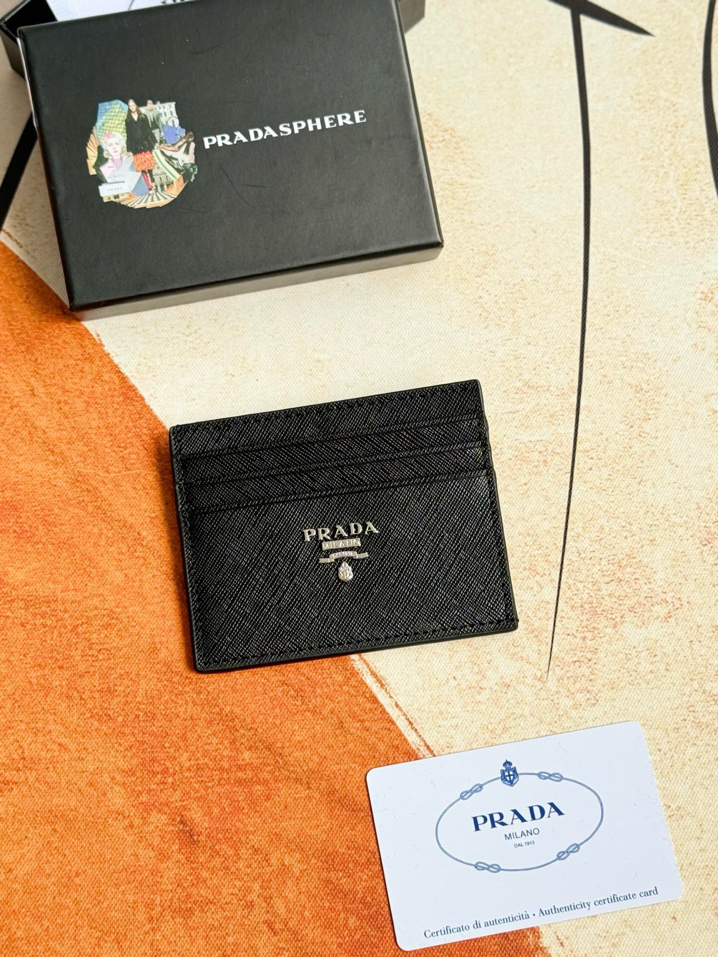 Prada Leather Card Holder - Stylish and Compact Wallet Alternative 10 i1751967791926 4258 0 8
