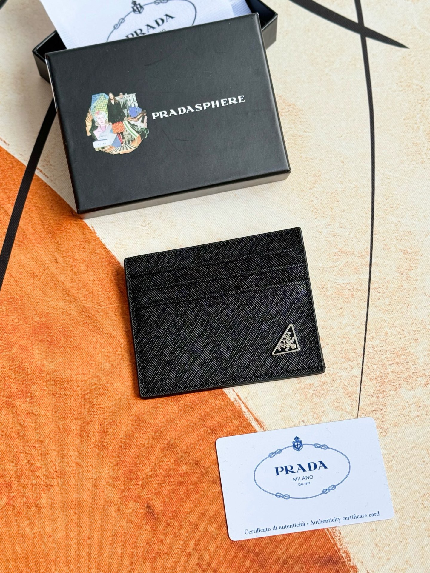 Prada Leather Card Holder - Stylish and Compact Wallet Alternative 16 i1751967791926 6887 0 14